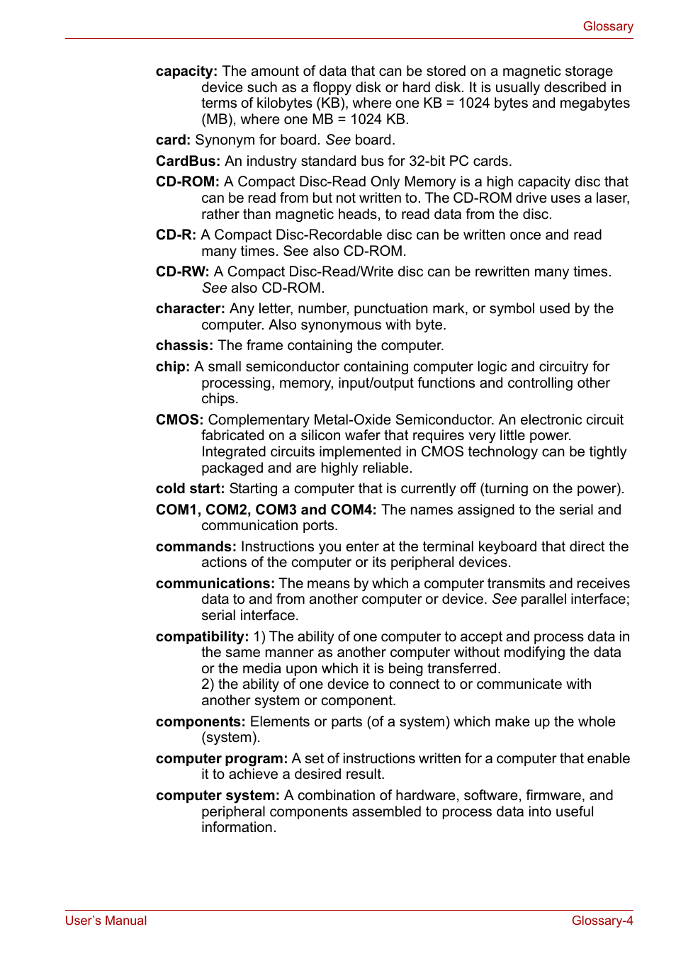 Toshiba Tecra A3X User Manual | Page 181 / 193