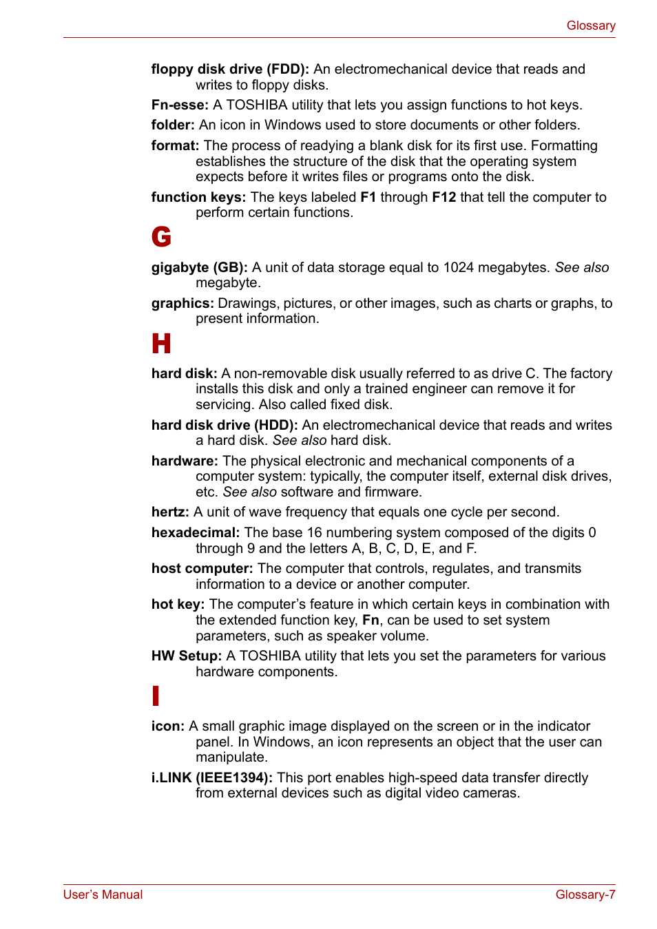 Toshiba Tecra A3X User Manual | Page 184 / 193