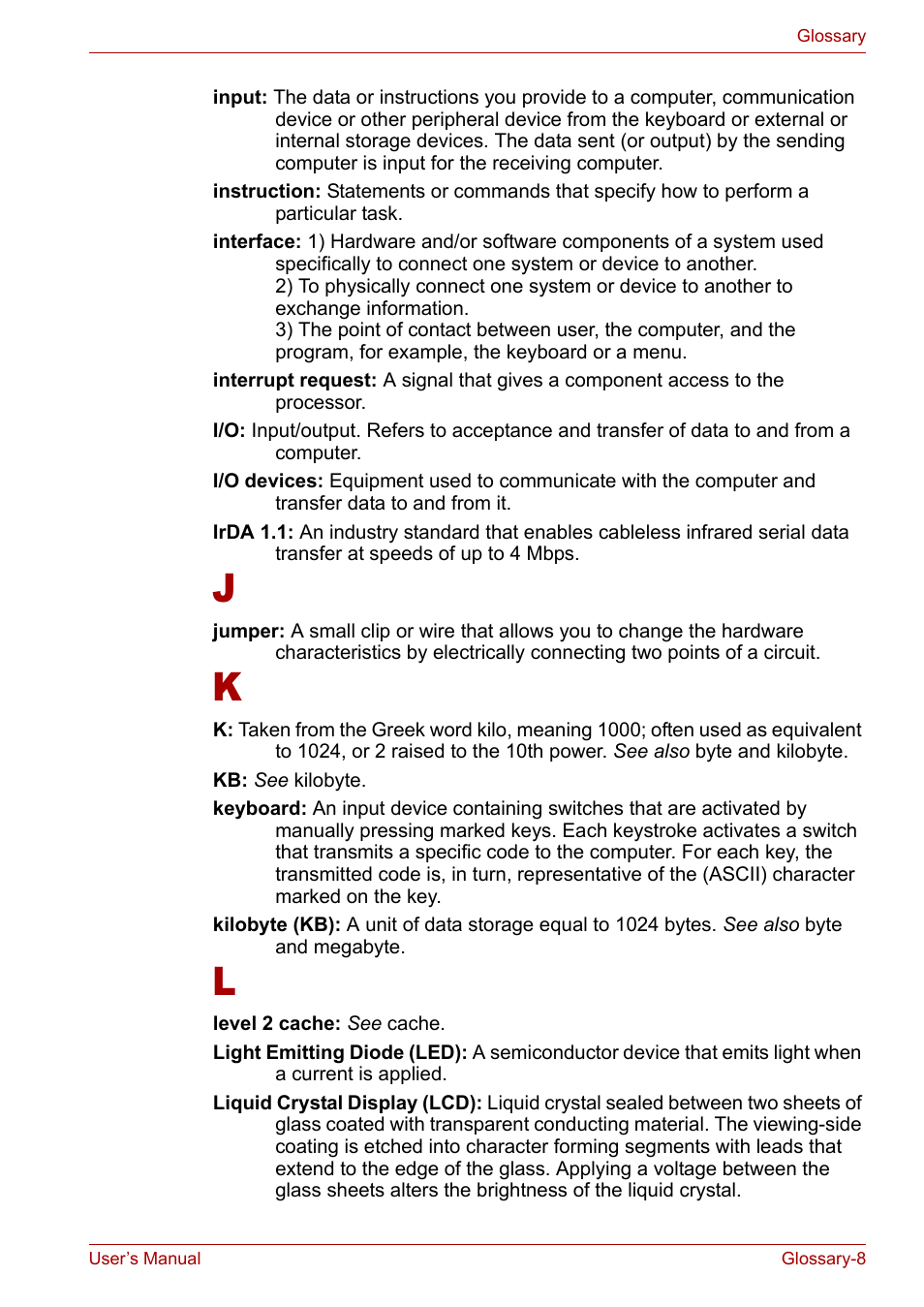 Toshiba Tecra A3X User Manual | Page 185 / 193