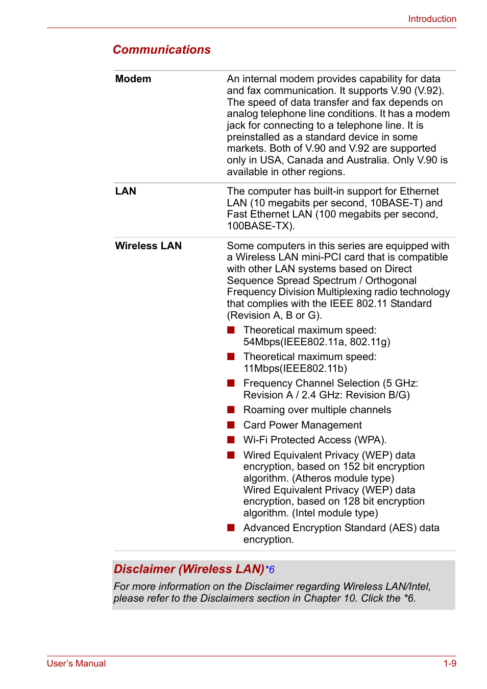 Toshiba Tecra A3X User Manual | Page 25 / 193