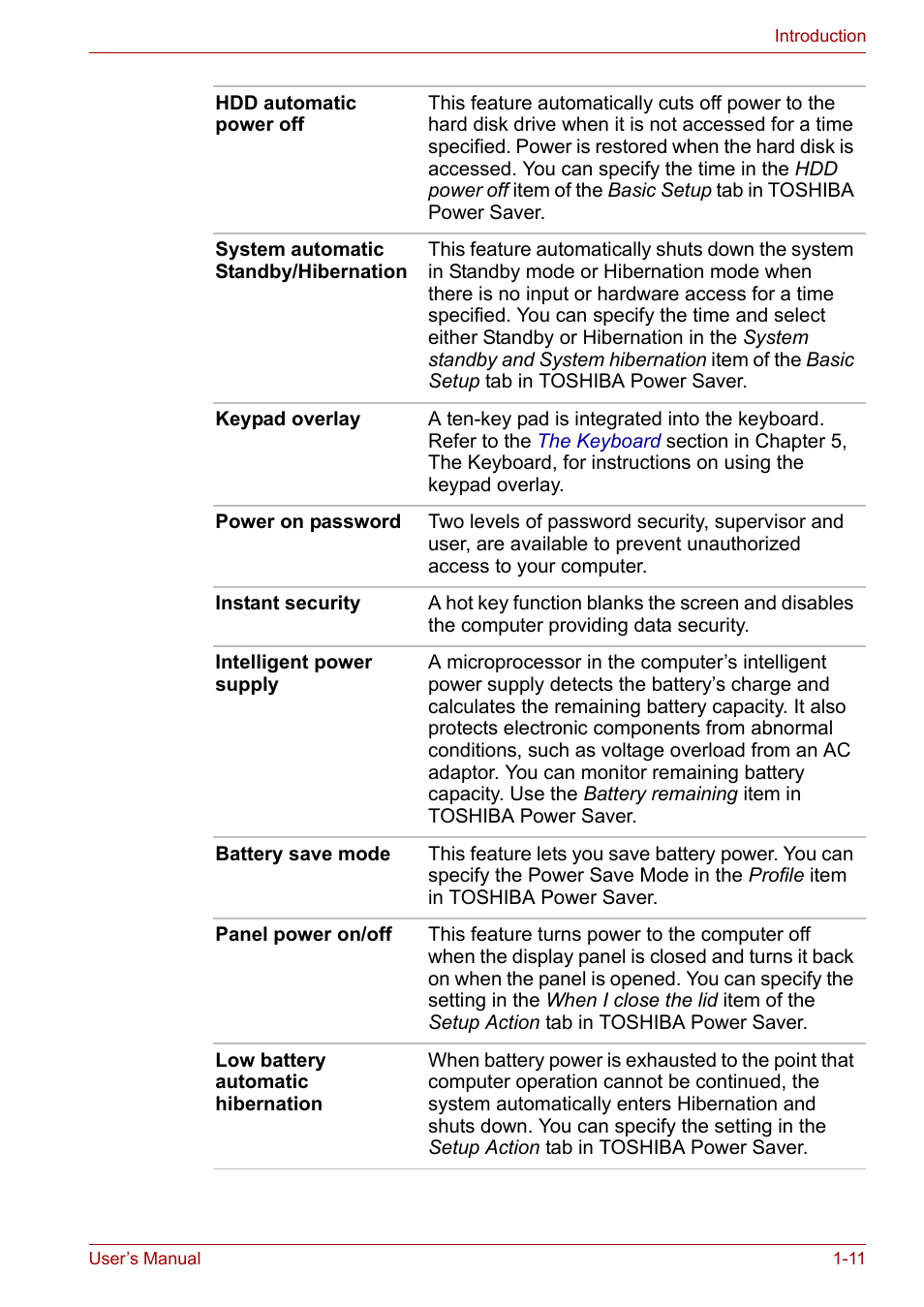 Toshiba Tecra A3X User Manual | Page 27 / 193