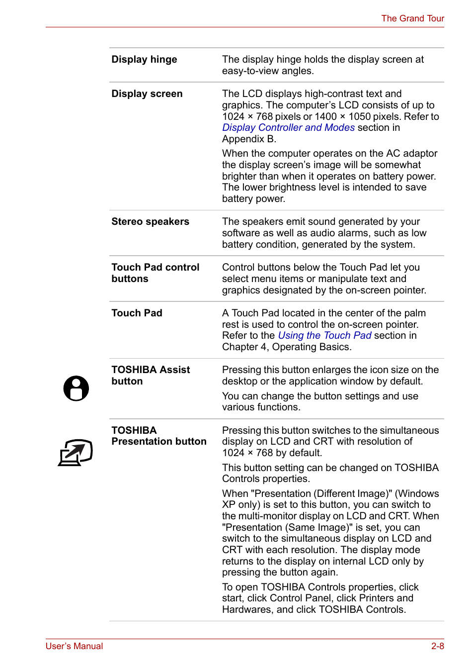 Toshiba Tecra A3X User Manual | Page 39 / 193