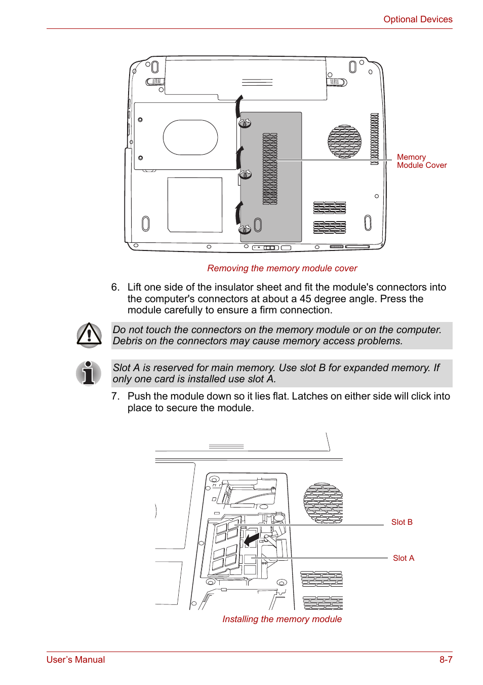 Toshiba SATELLITE U400 User Manual | Page 124 / 177