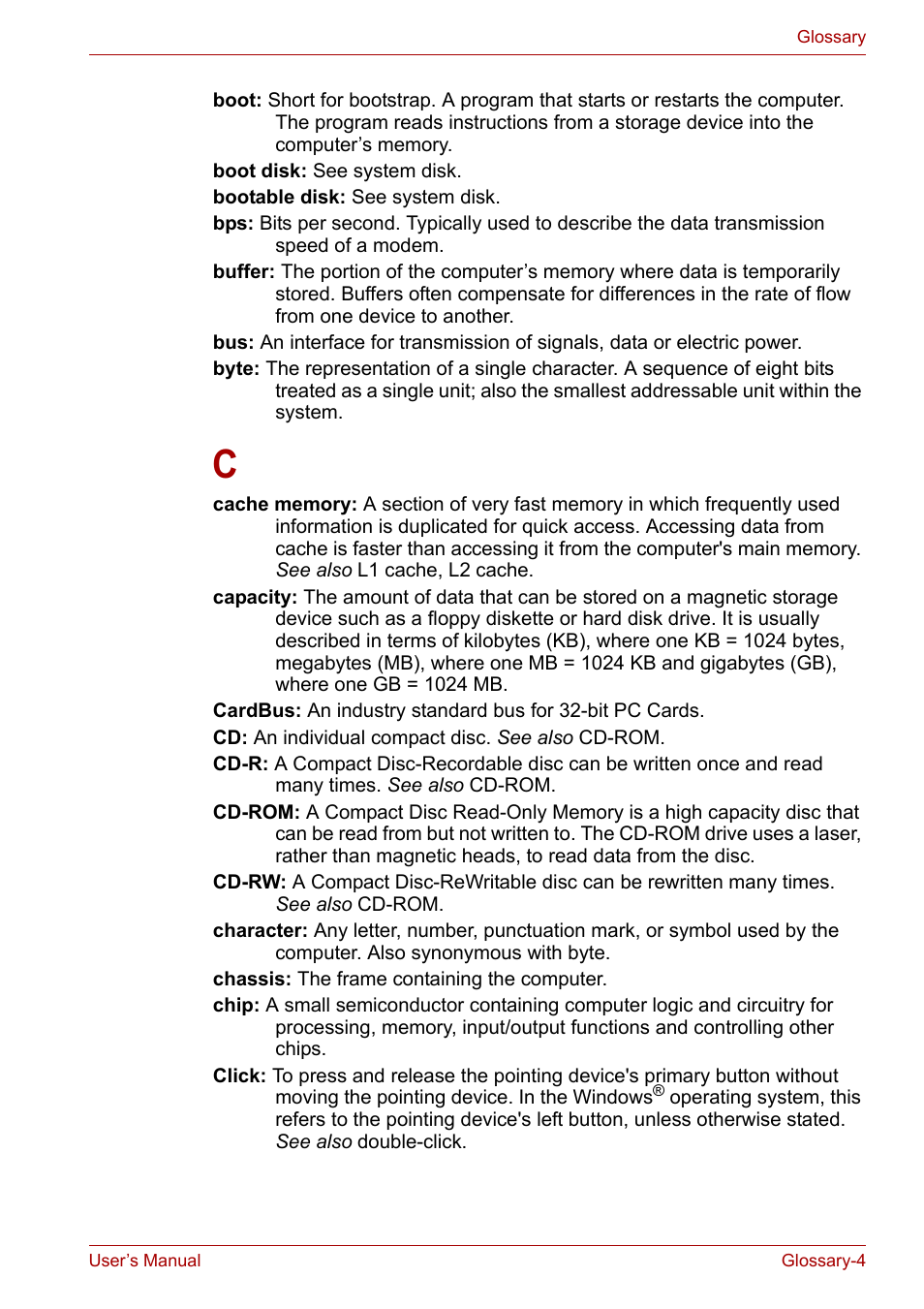 Toshiba SATELLITE U400 User Manual | Page 165 / 177