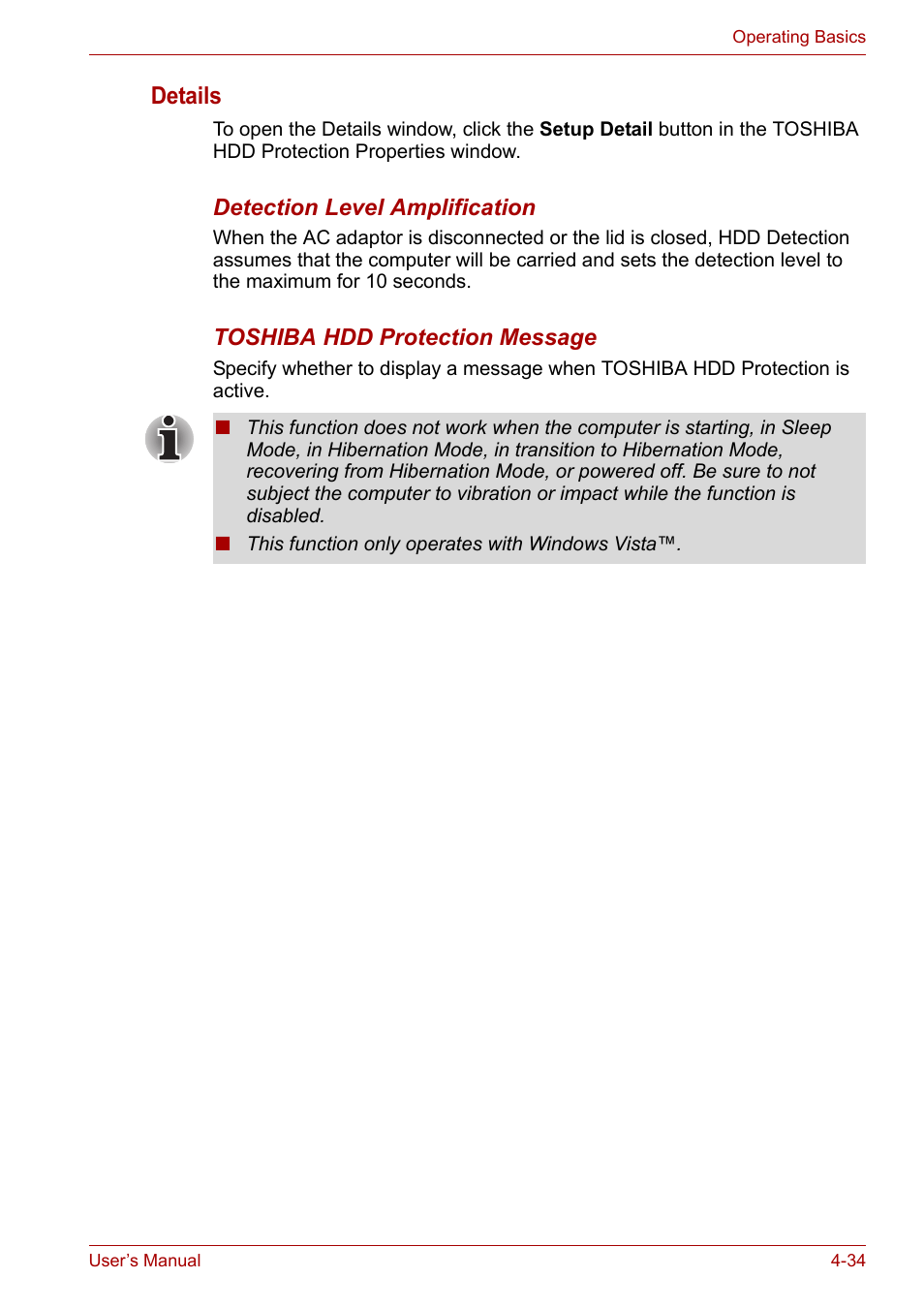 Details | Toshiba SATELLITE U400 User Manual | Page 95 / 177