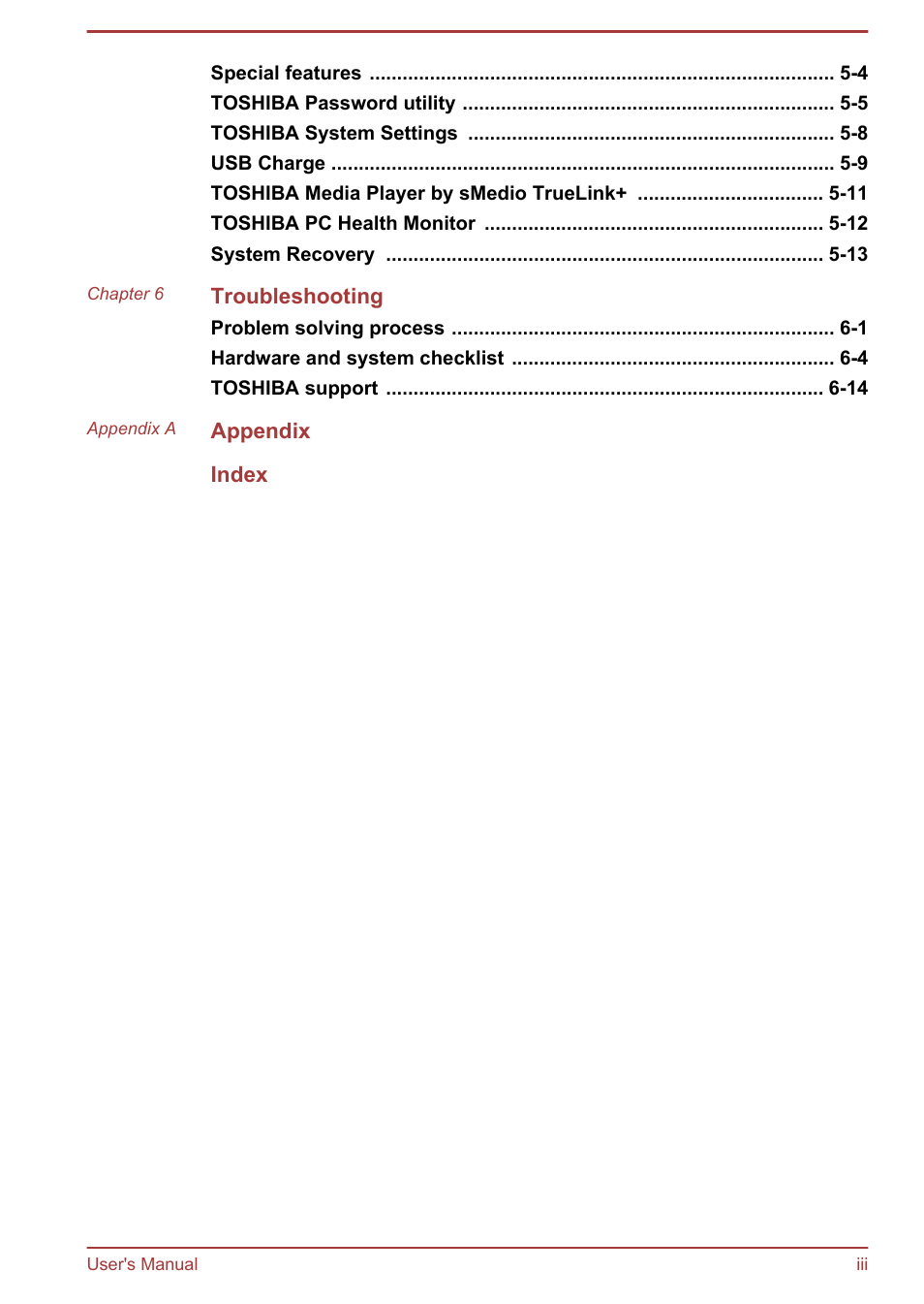 Toshiba Satellite U840T User Manual | Page 3 / 108