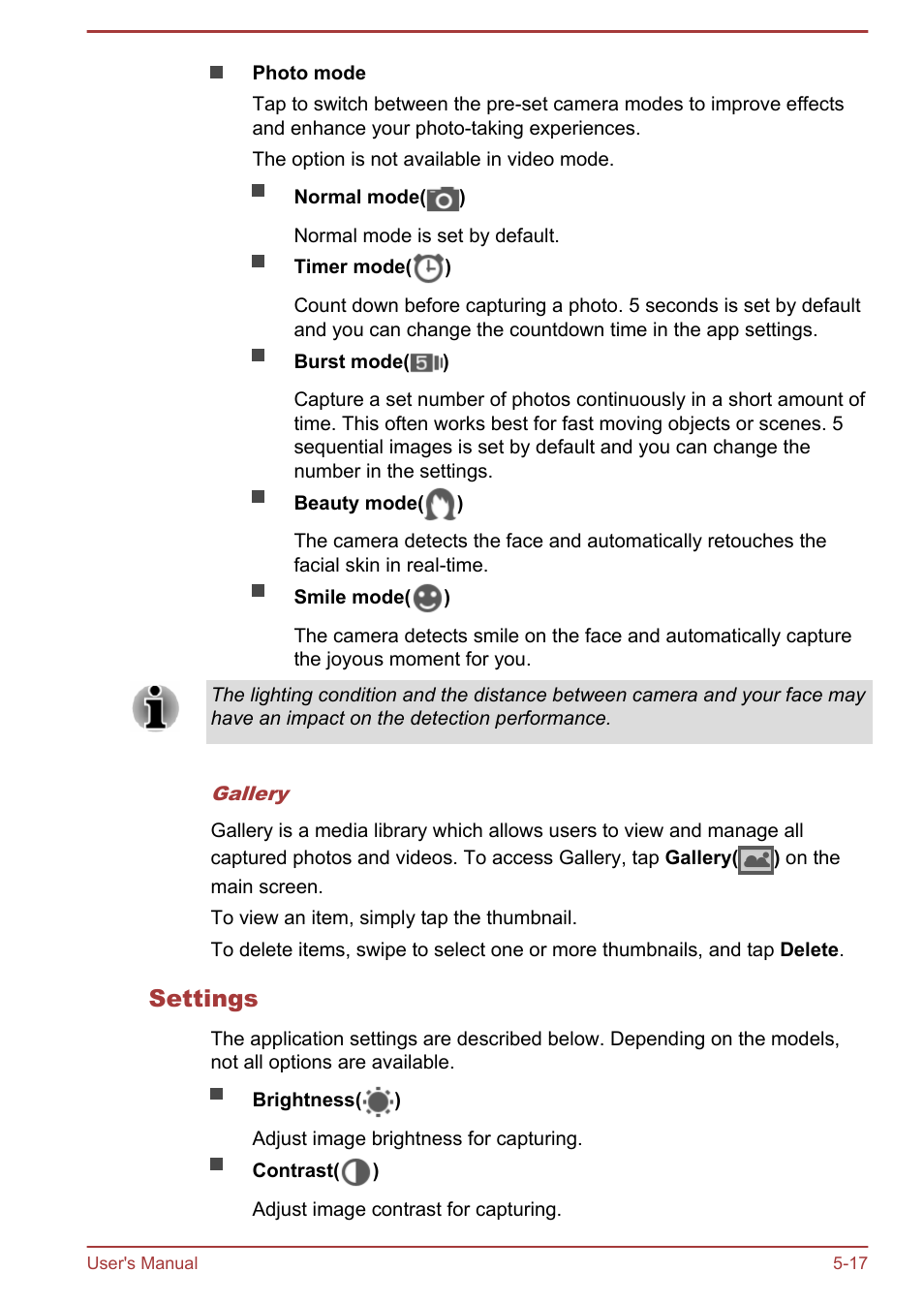 Settings | Toshiba Portege Z10T-A User Manual | Page 101 / 139