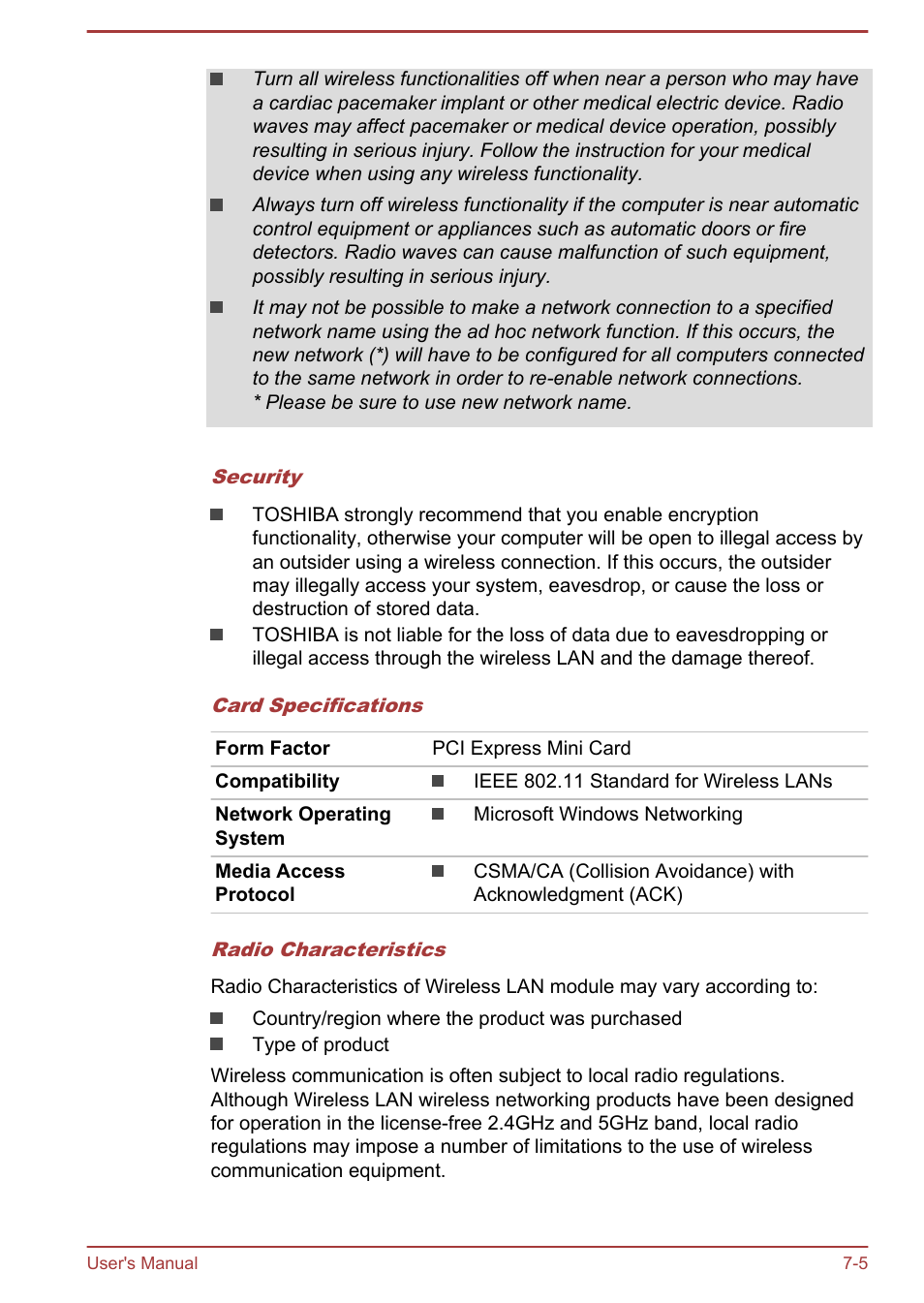 Toshiba Portege Z10T-A User Manual | Page 126 / 139