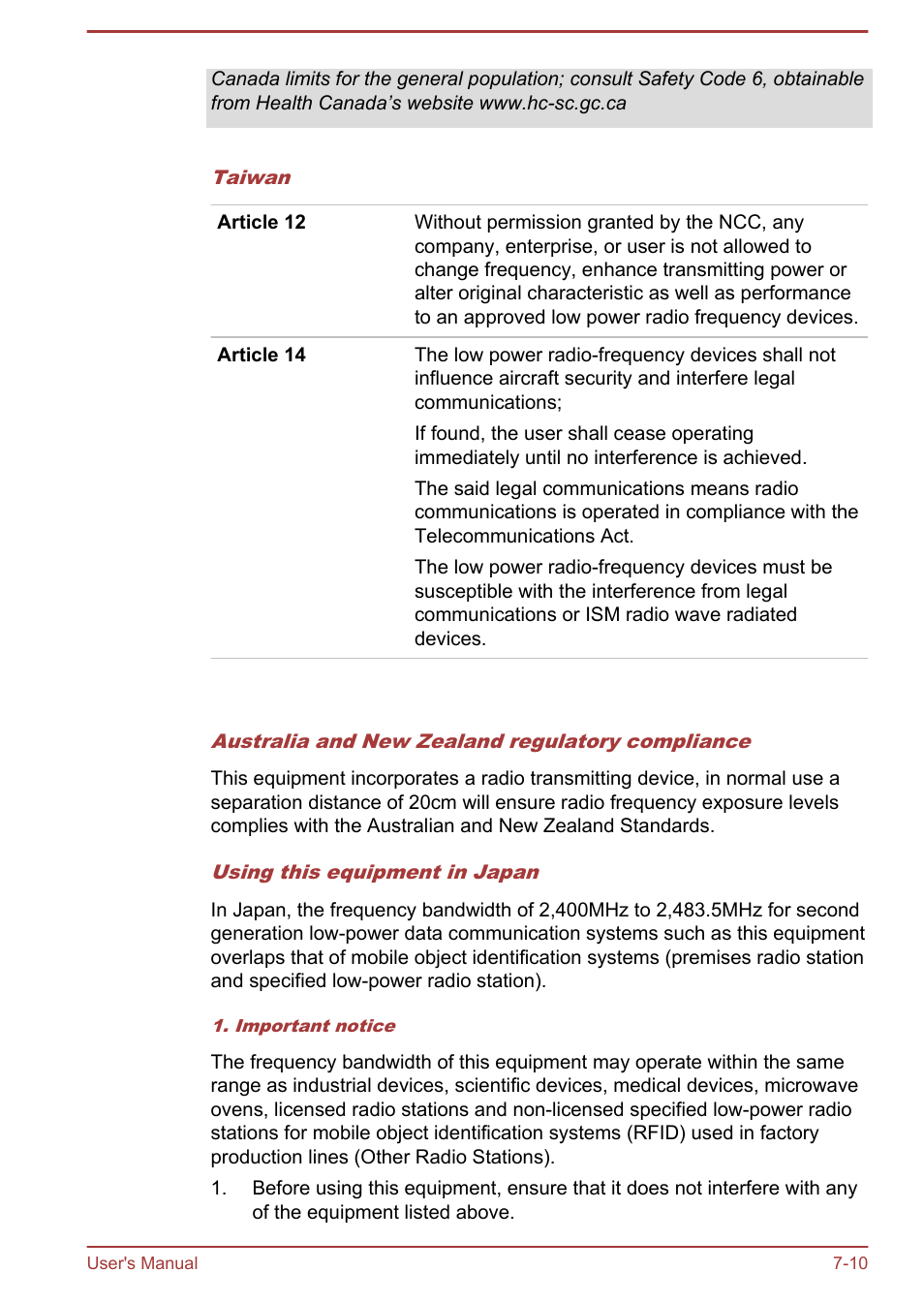 Toshiba Portege Z10T-A User Manual | Page 131 / 139