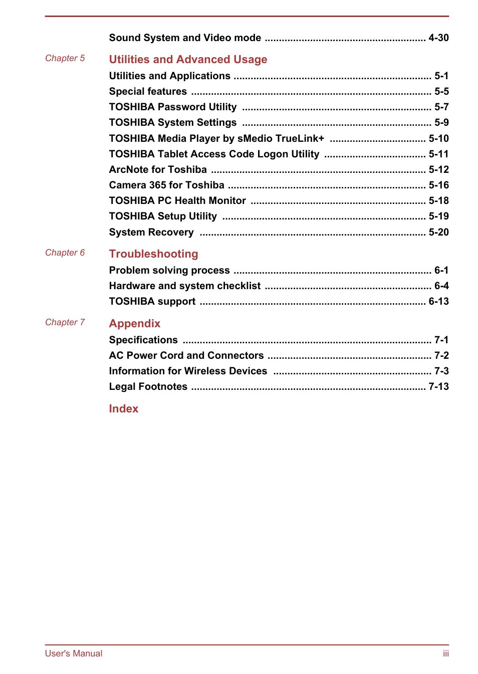 Toshiba Portege Z10T-A User Manual | Page 3 / 139