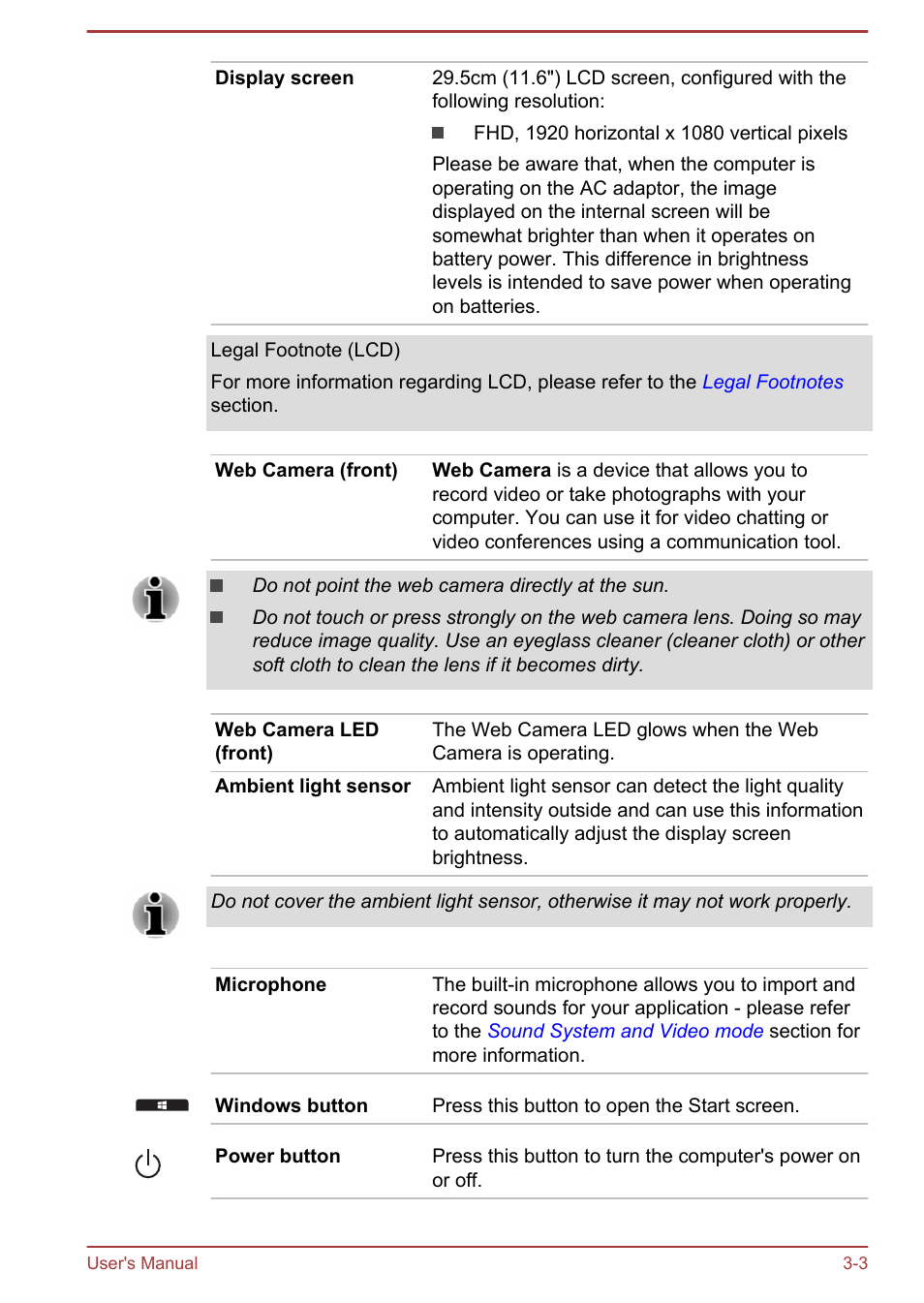 Toshiba Portege Z10T-A User Manual | Page 38 / 139