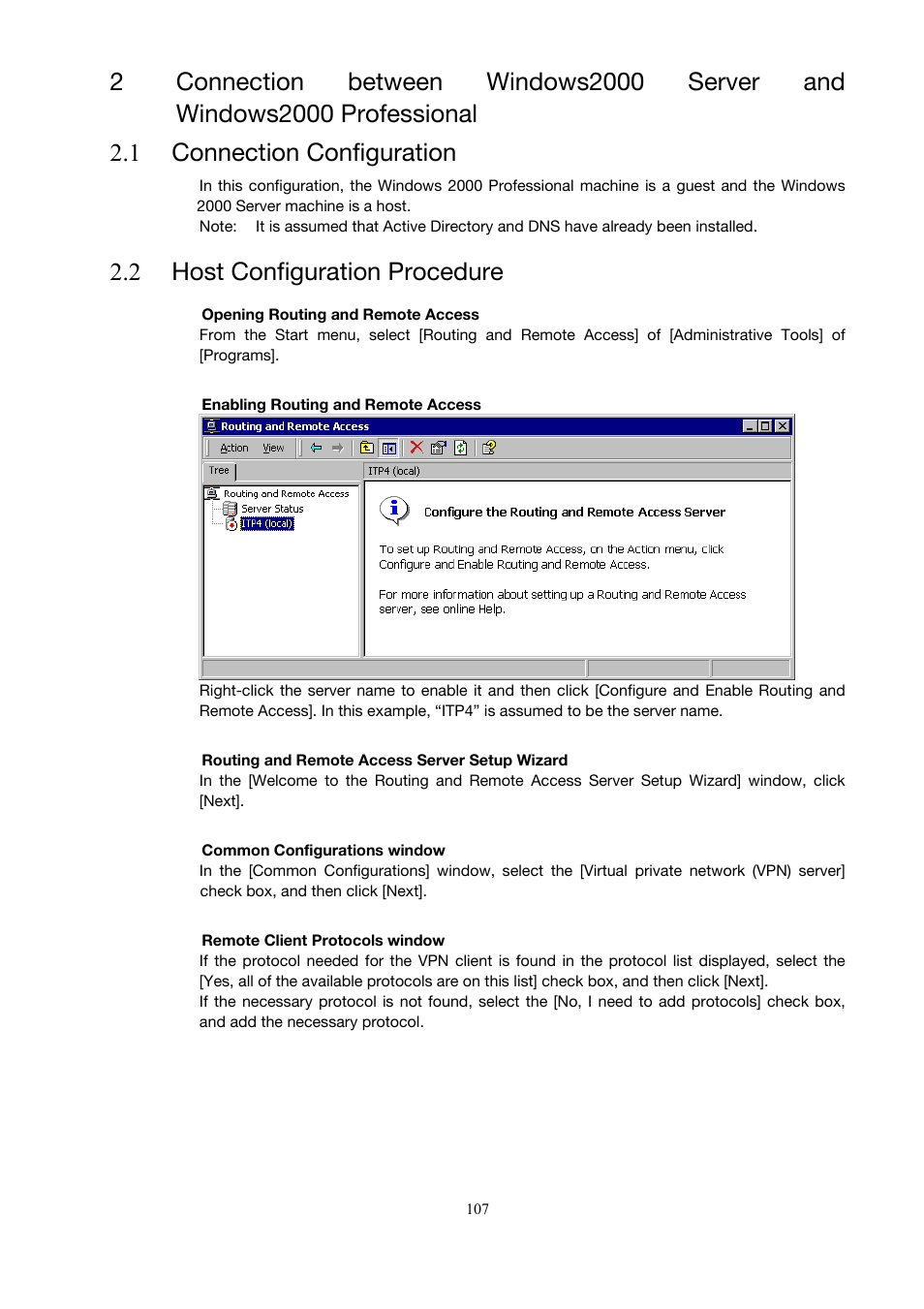 2 host configuration procedure | Toshiba Magnia 3200 User Manual | Page 117 / 145