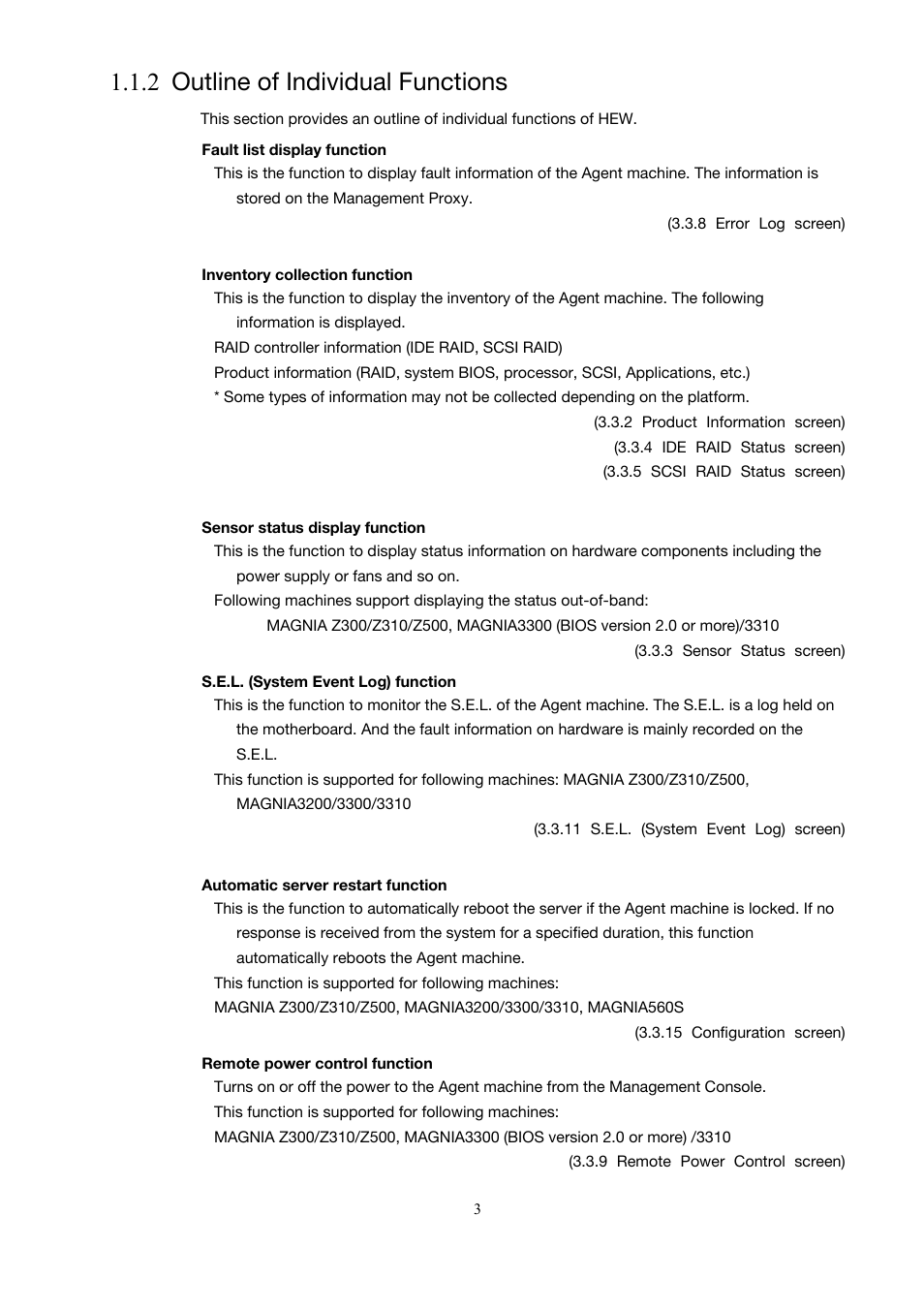 Outline of individual functions, 2 outline of individual functions | Toshiba Magnia 3200 User Manual | Page 13 / 145