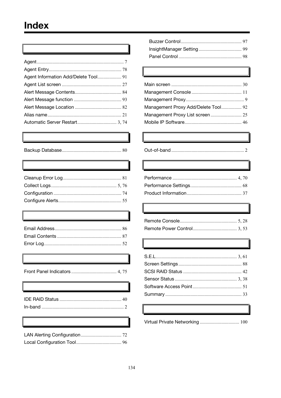 Index | Toshiba Magnia 3200 User Manual | Page 144 / 145