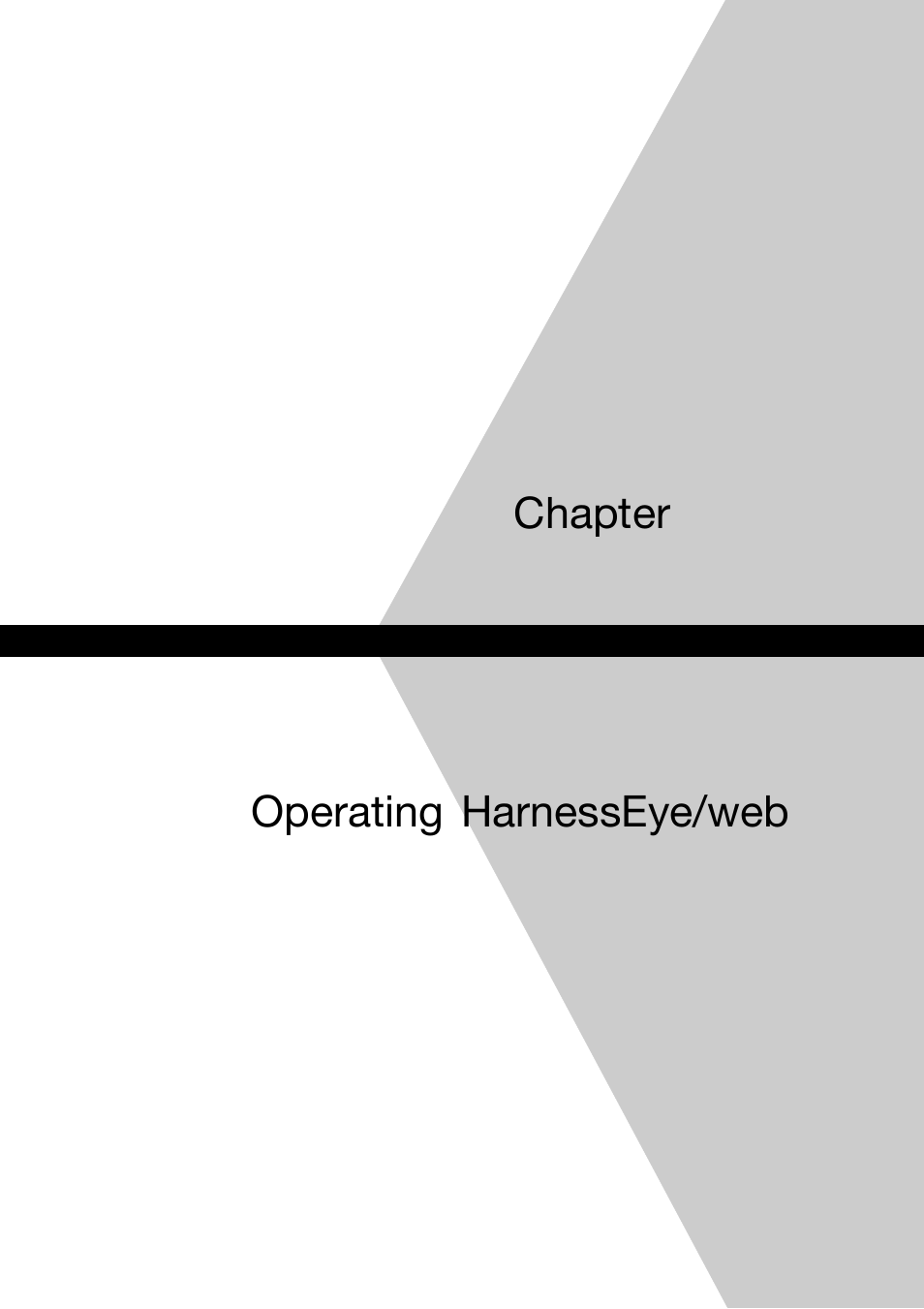 Chapter 3, Chapter3 operating harnesseye/web, Chapter | Operating harnesseye/web | Toshiba Magnia 3200 User Manual | Page 34 / 145