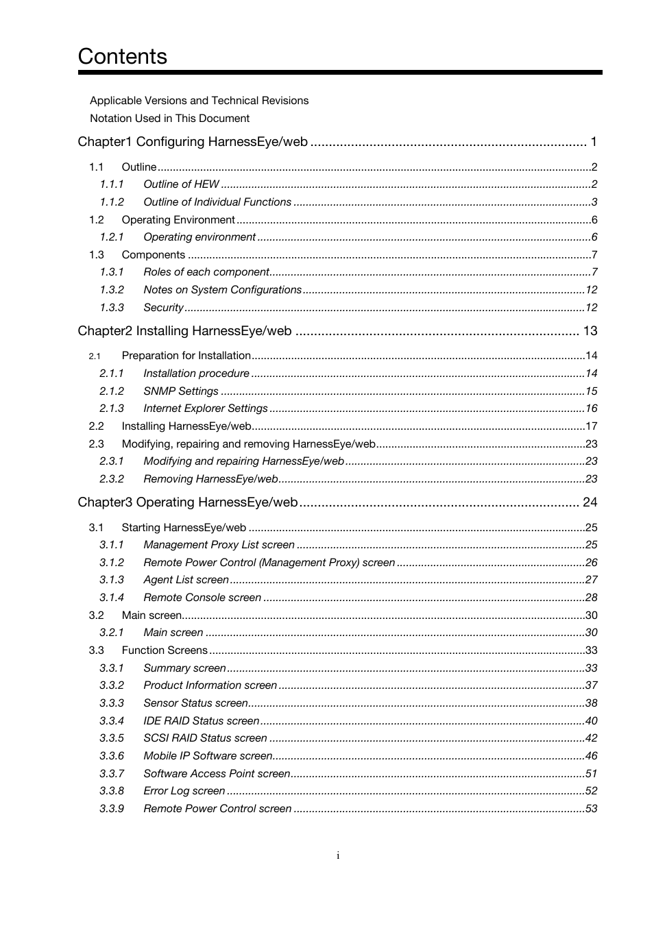 Toshiba Magnia 3200 User Manual | Page 7 / 145