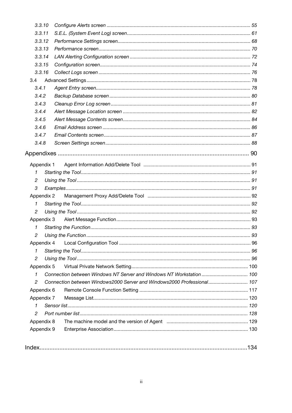 Toshiba Magnia 3200 User Manual | Page 8 / 145