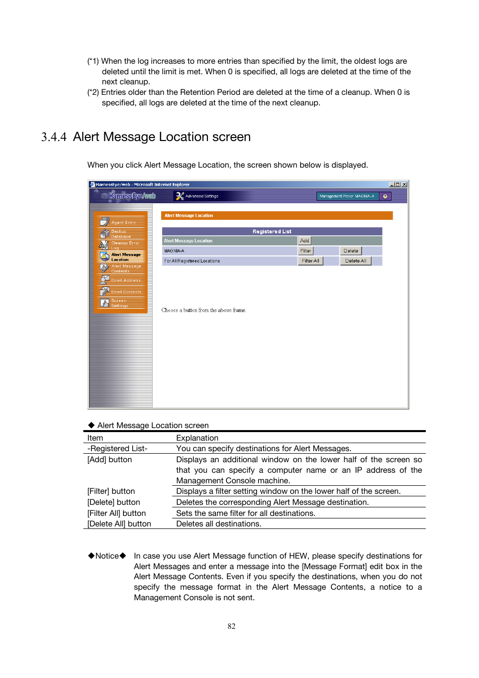 Alert message location screen, 4 alert message location screen), 4 alert message location screen | Toshiba Magnia 3200 User Manual | Page 92 / 145