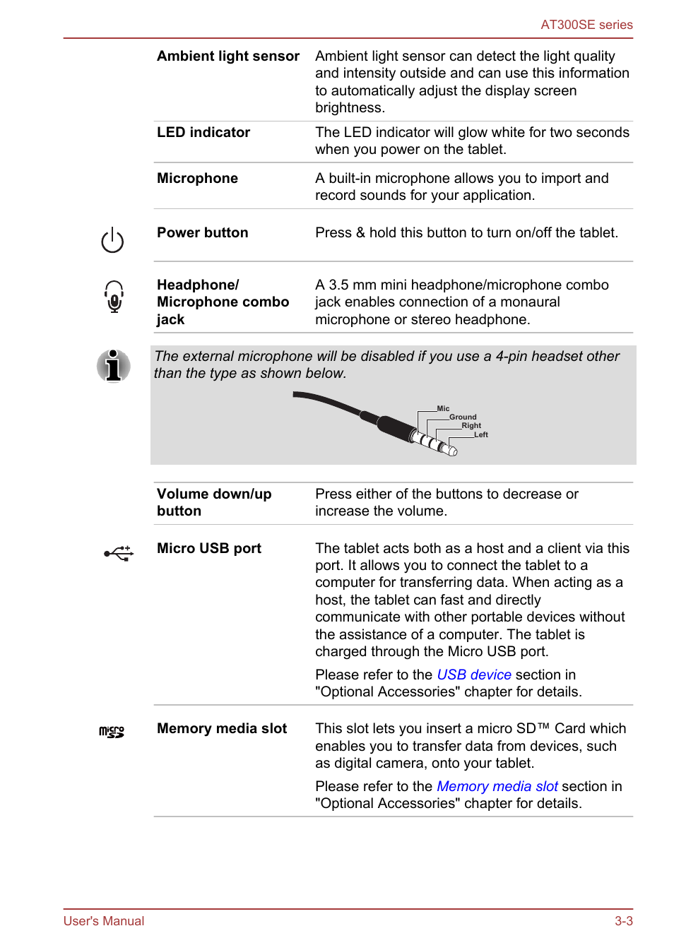 Toshiba AT300SE-B User Manual | Page 16 / 80