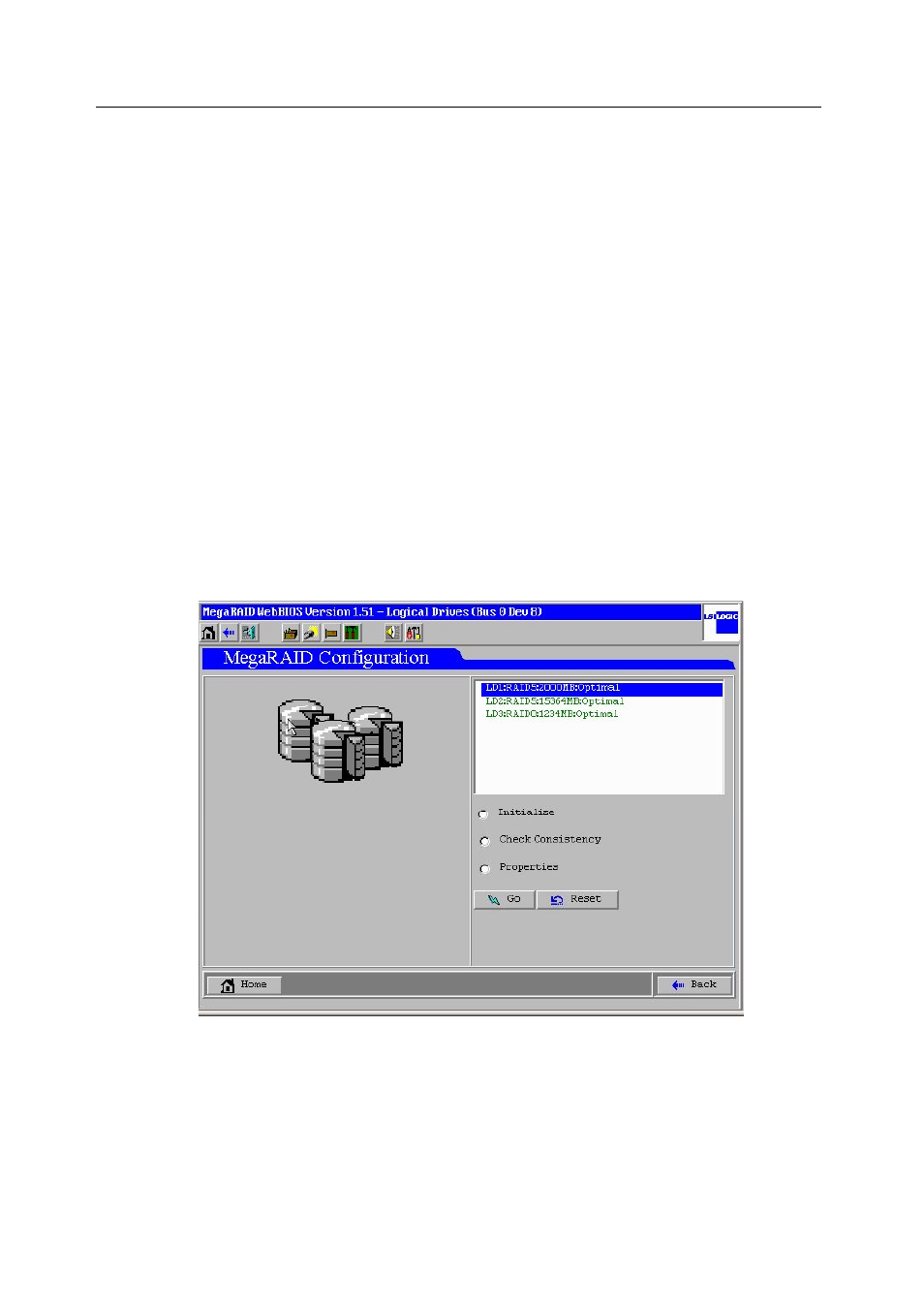 Scsi channels, Other options, Logical drives | Toshiba Magnia 560S User Manual | Page 148 / 236