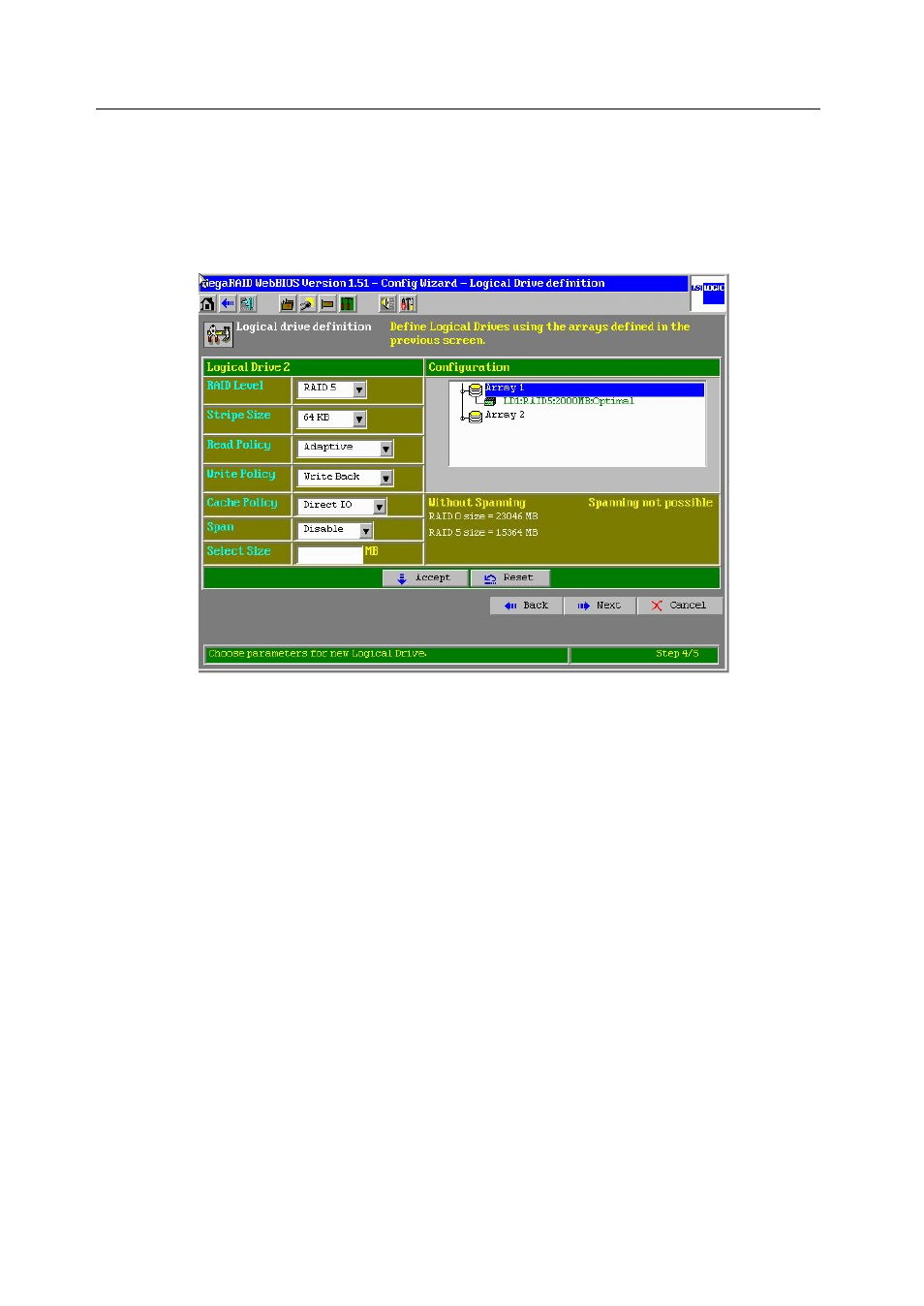 Logical drive definition | Toshiba Magnia 560S User Manual | Page 153 / 236