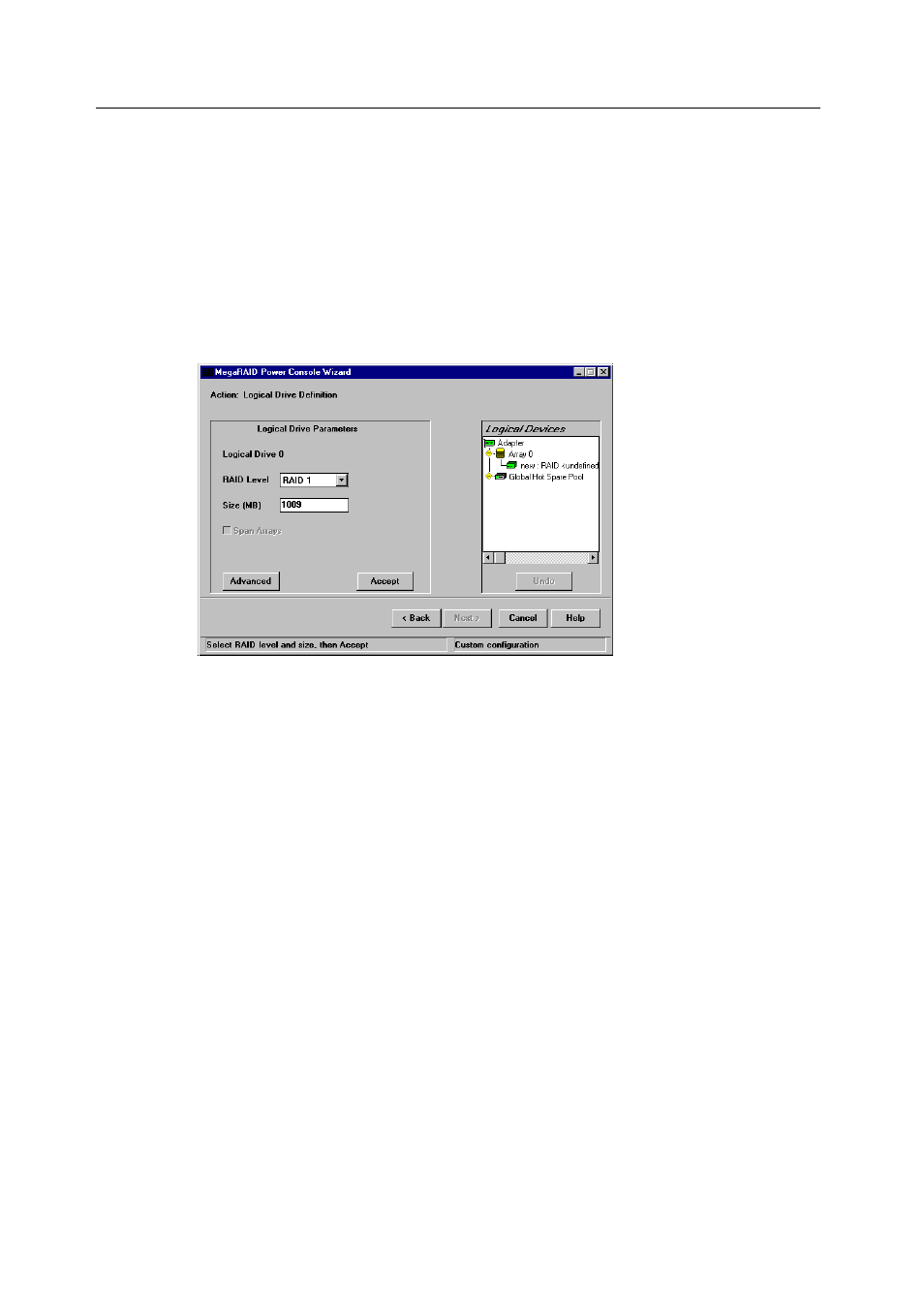 Finishing, Defining logical drives, Define logical drives | Toshiba Magnia 560S User Manual | Page 200 / 236