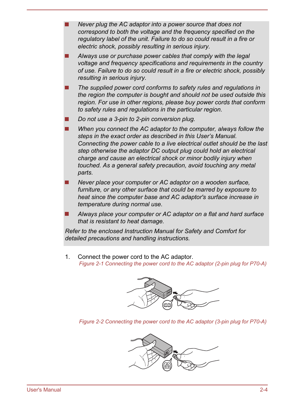 Toshiba Satellite P70-A User Manual | Page 22 / 159