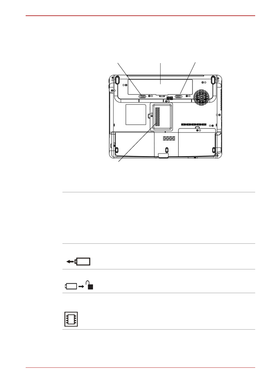 Underside, Underside -7 | Toshiba Satellite A300D User Manual | Page 47 / 204