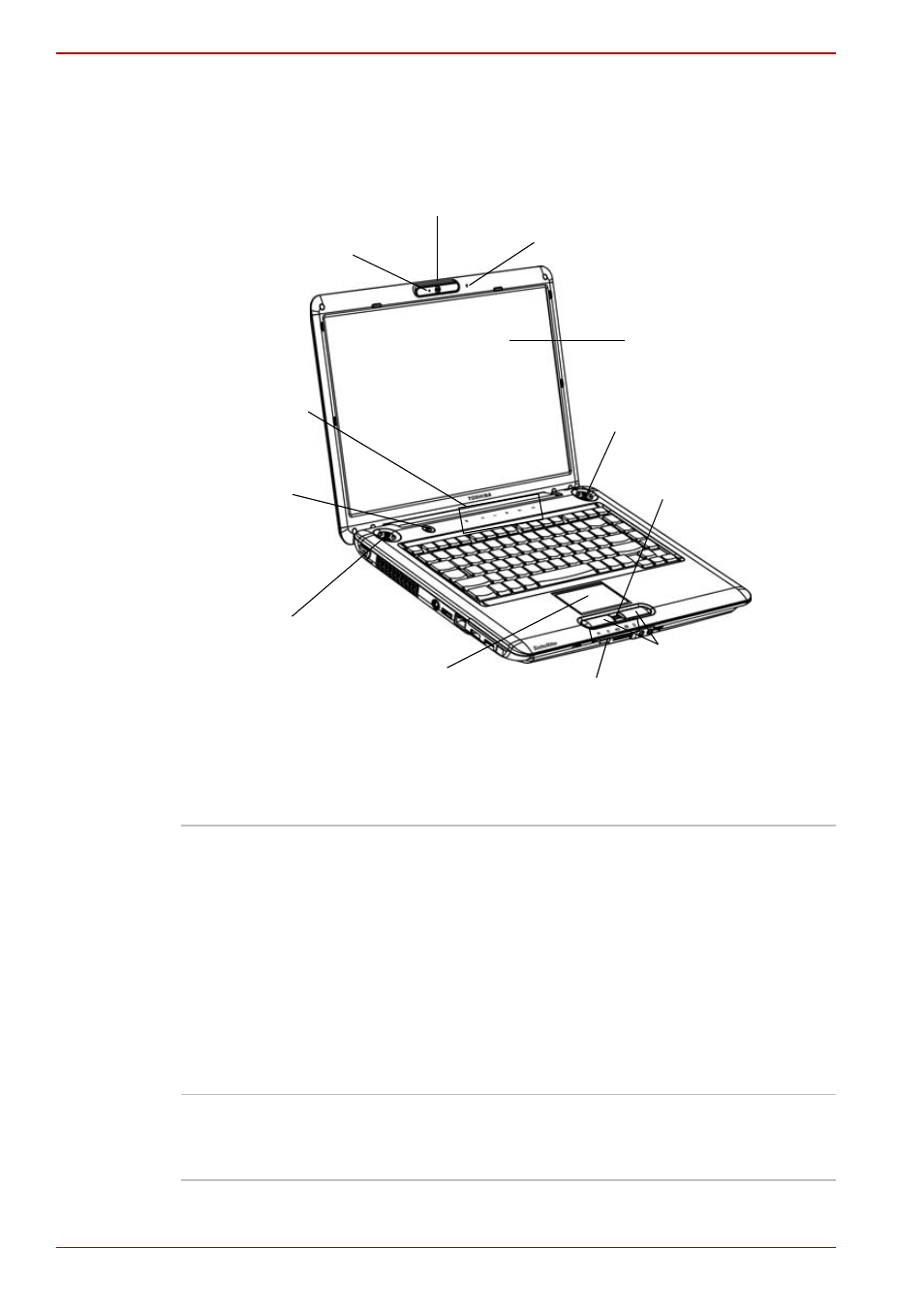 Front with the display open, Front with the display open -8 | Toshiba Satellite A300D User Manual | Page 48 / 204