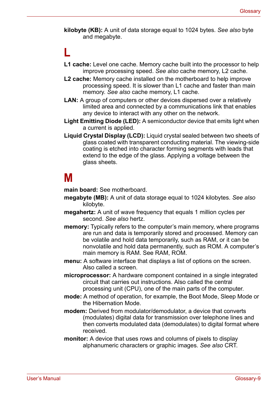 Toshiba Satellite Pro U400 User Manual | Page 168 / 175