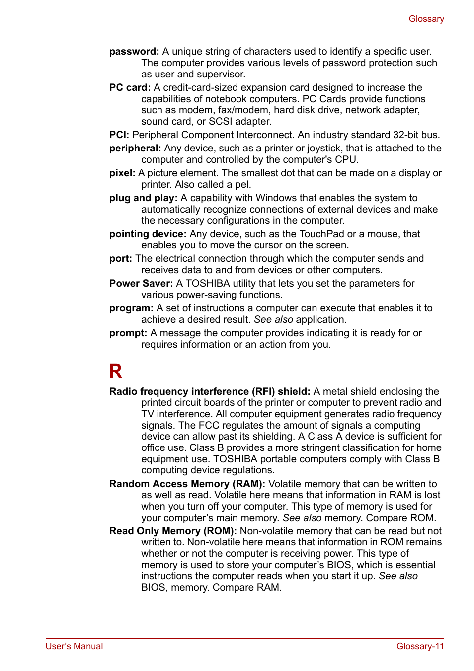 Toshiba Satellite Pro U400 User Manual | Page 170 / 175