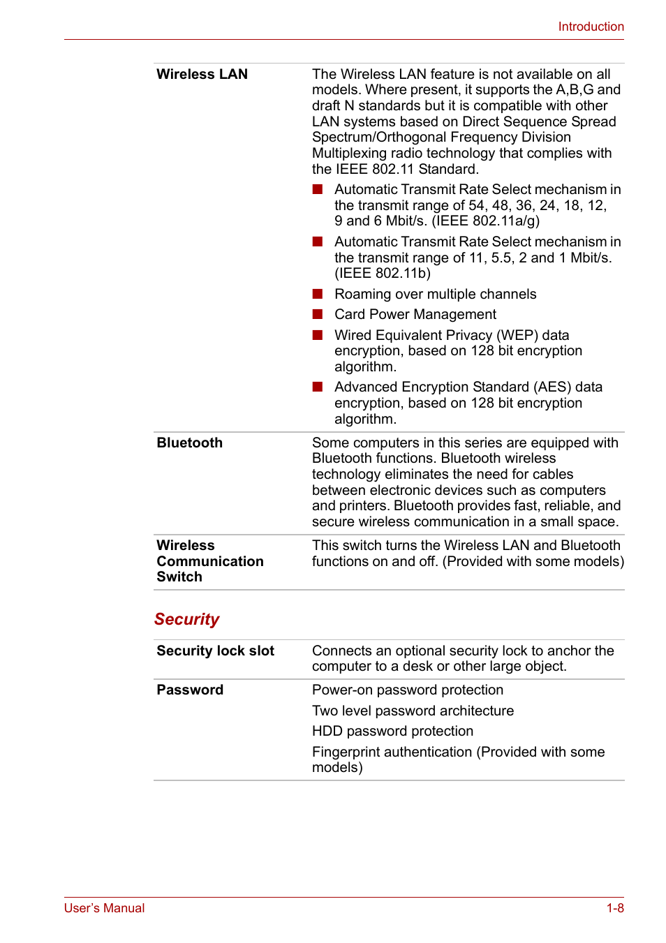 Toshiba Satellite Pro U400 User Manual | Page 26 / 175