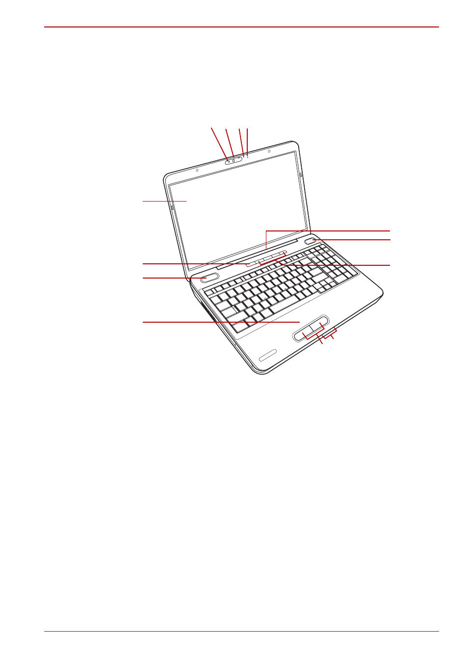 Front with the display open, Front with the display open -7 | Toshiba Satellite L500D User Manual | Page 45 / 196