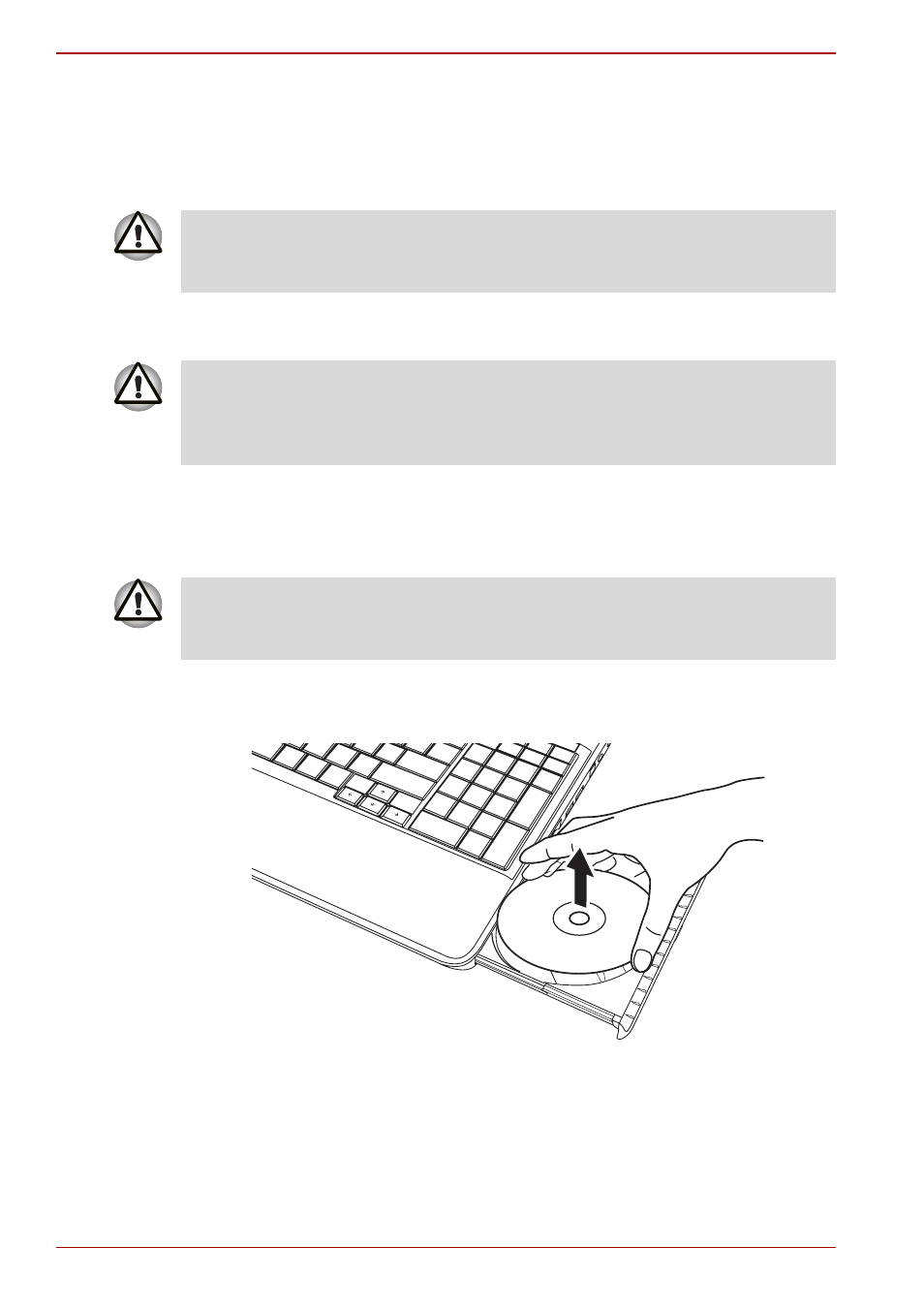 Removing discs | Toshiba Satellite L500D User Manual | Page 72 / 196