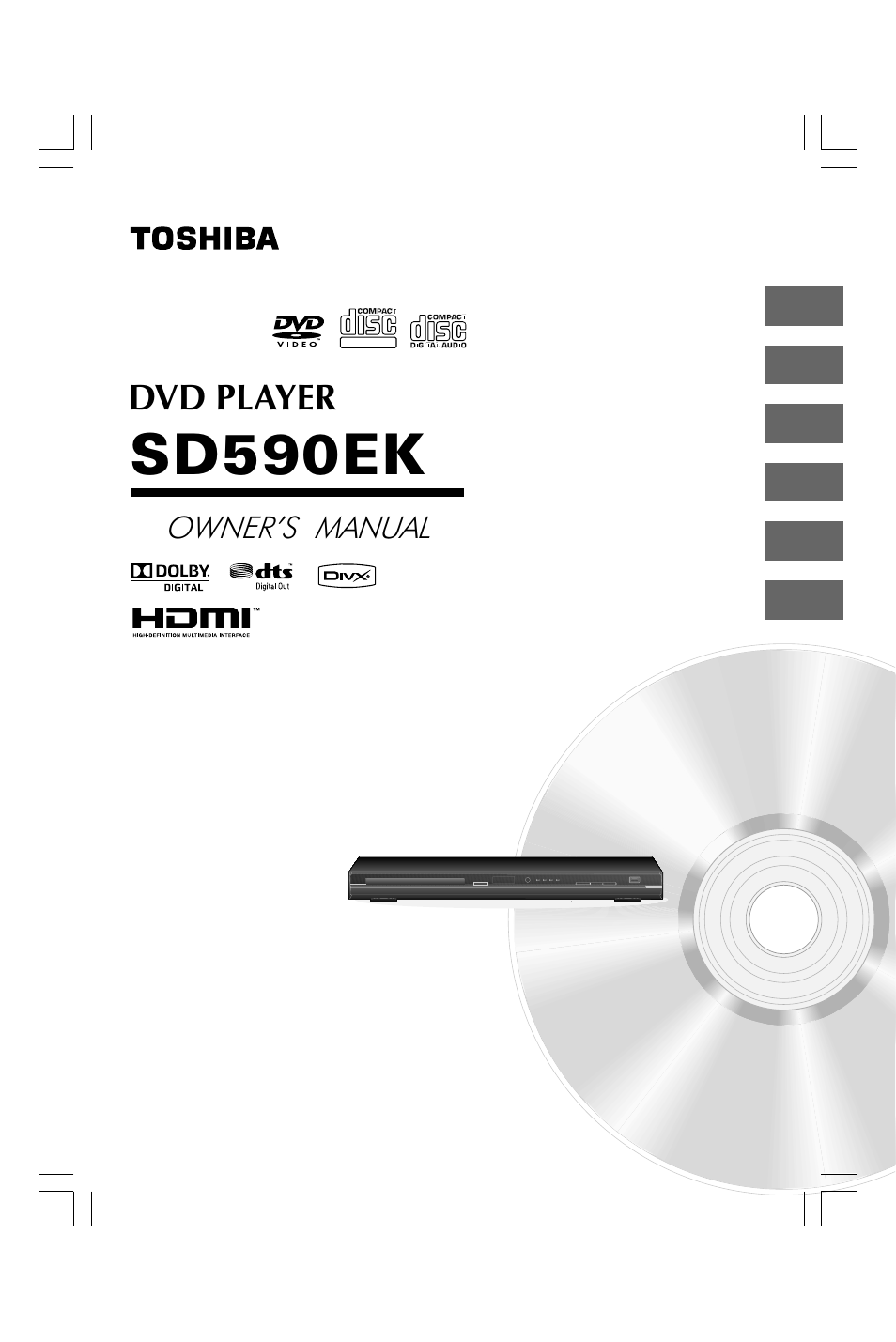 Toshiba SD590 User Manual | 40 pages