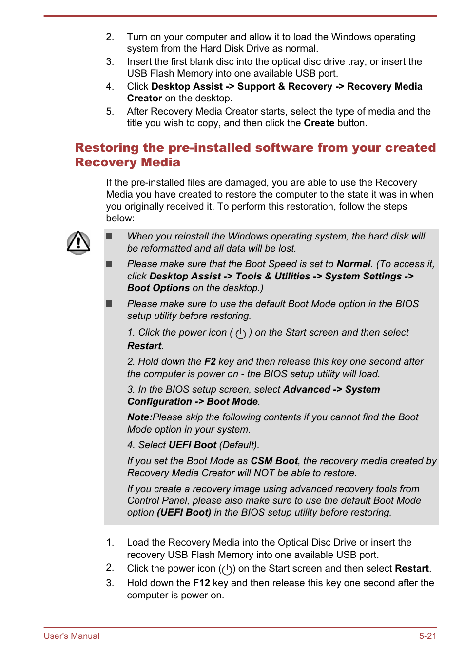 Toshiba Satellite L70-B User Manual | Page 104 / 143