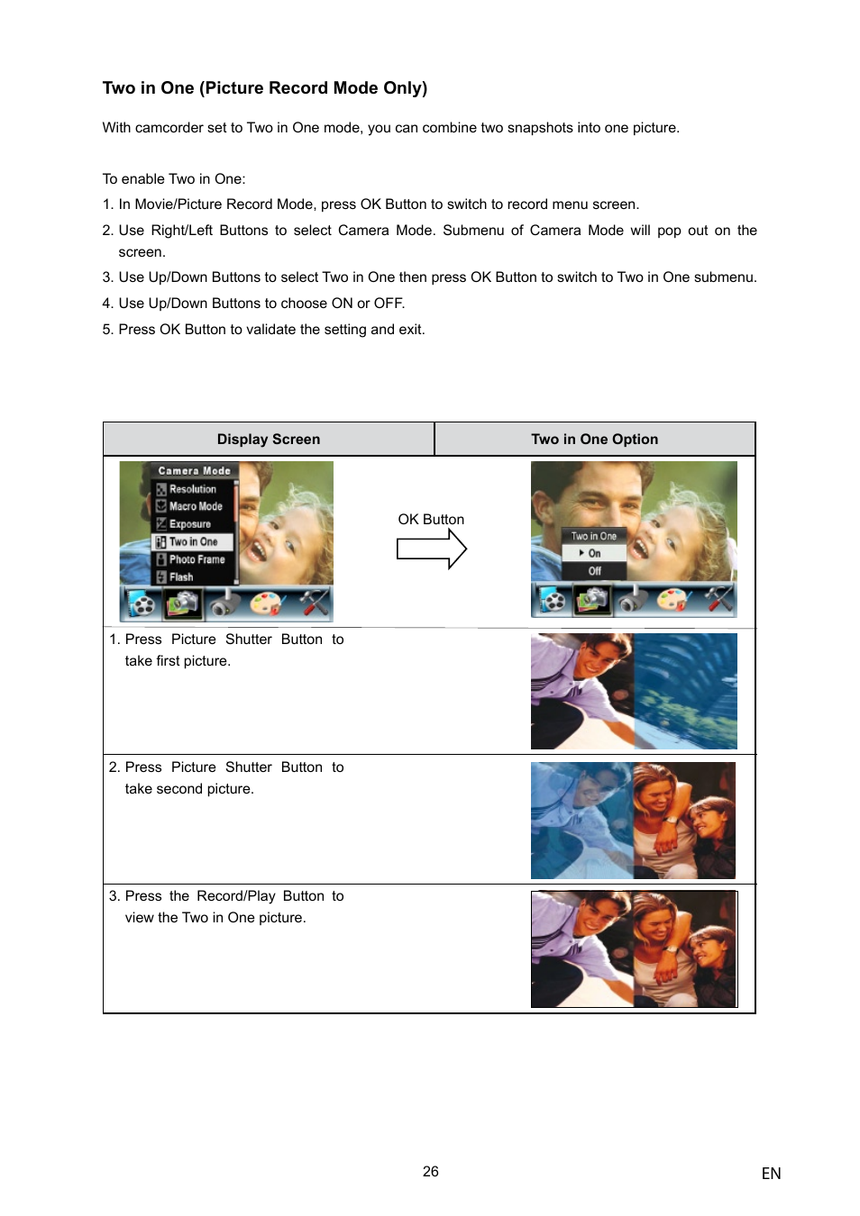 Toshiba Camileo H10 User Manual | Page 28 / 71