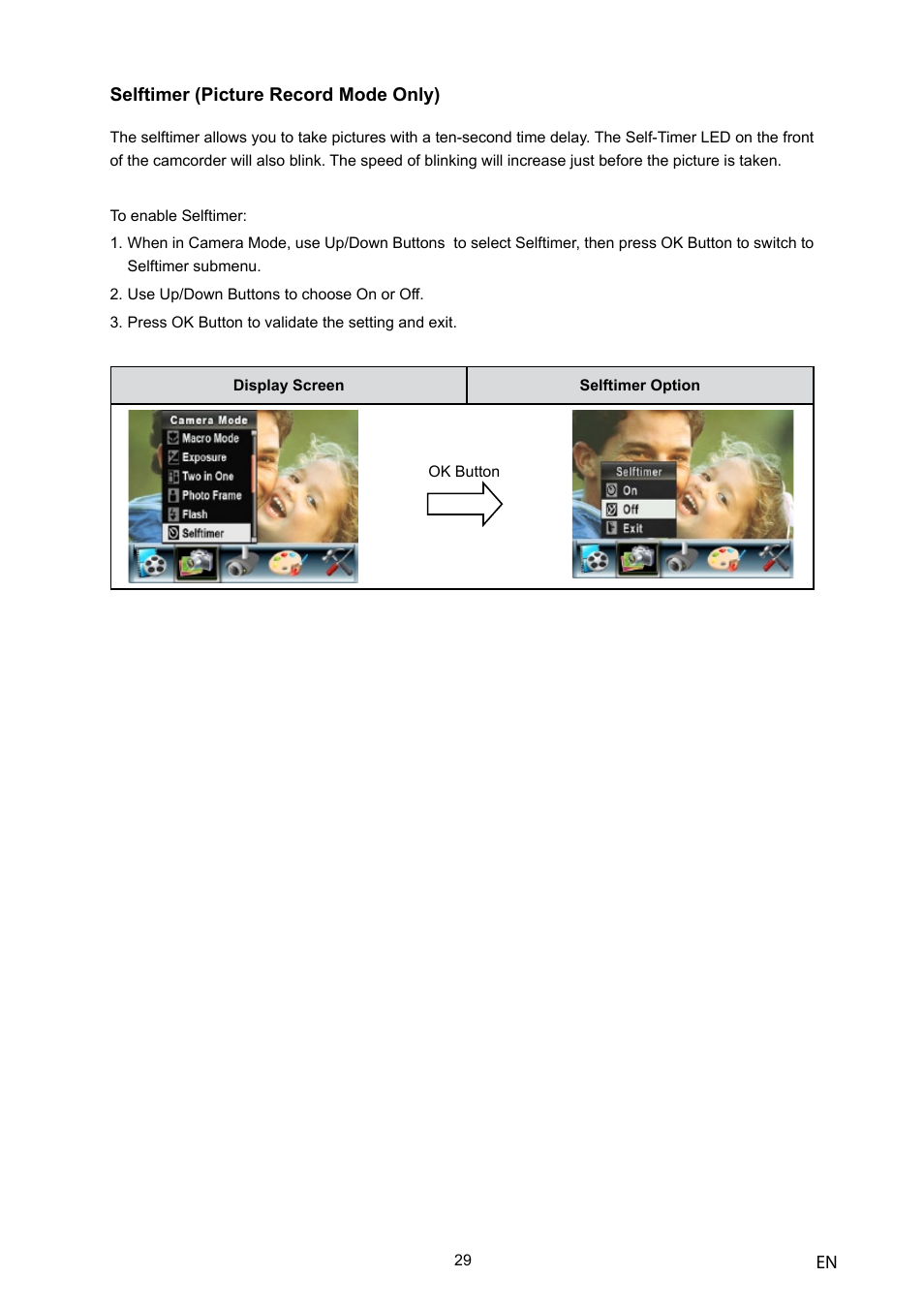 Toshiba Camileo H10 User Manual | Page 31 / 71