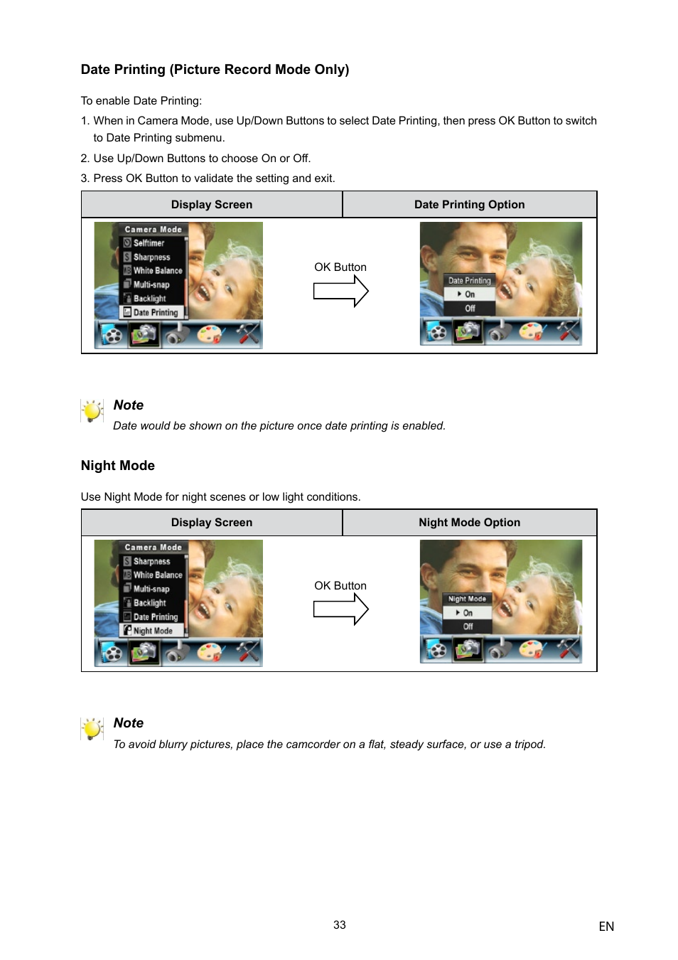 Toshiba Camileo H10 User Manual | Page 35 / 71