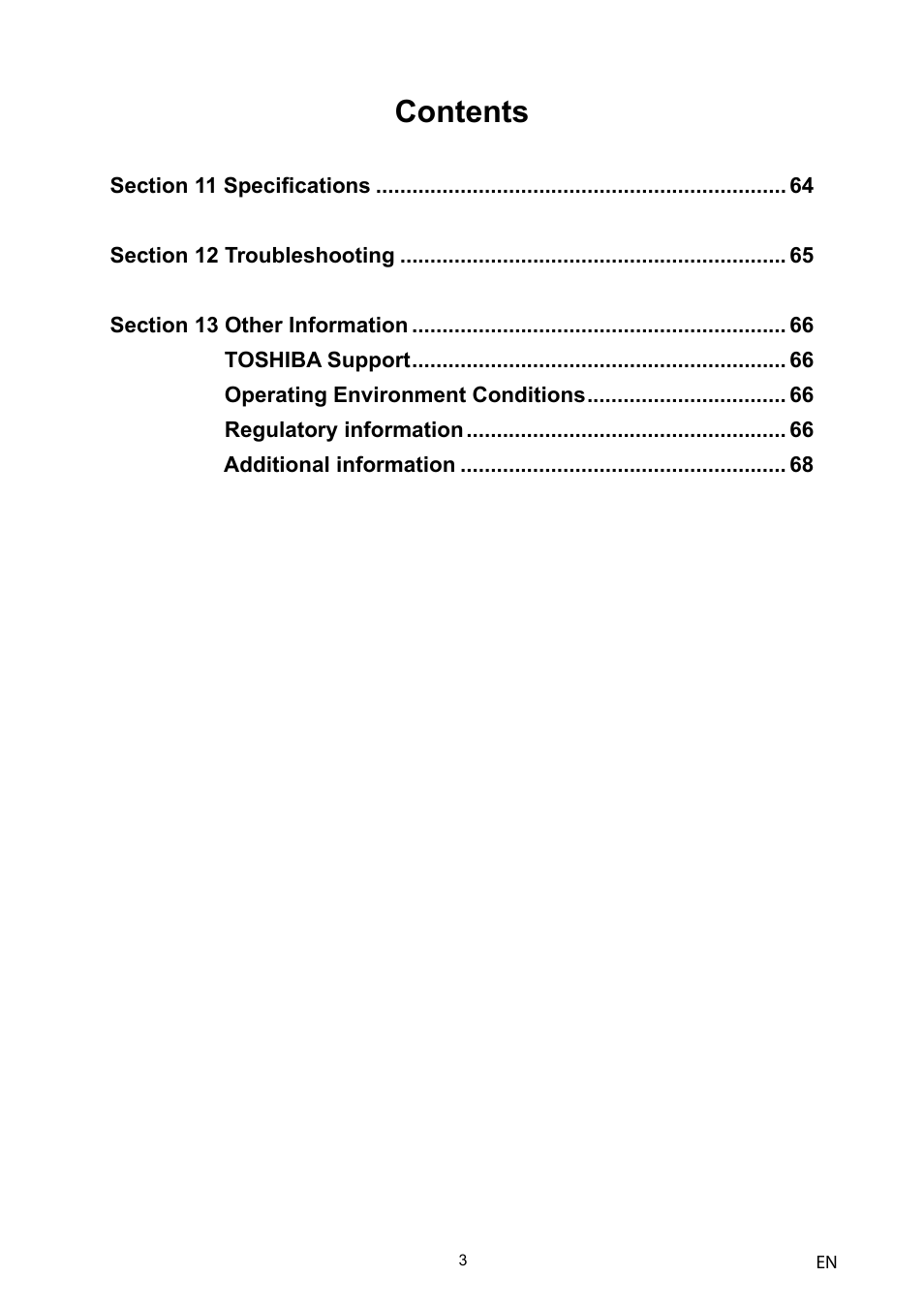 Toshiba Camileo H10 User Manual | Page 5 / 71