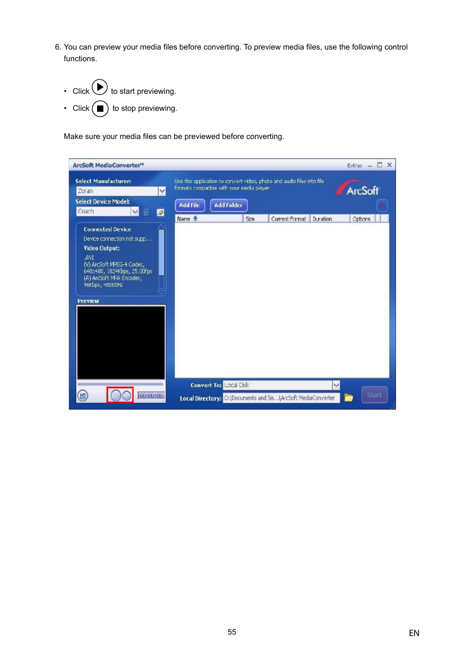 Toshiba Camileo H10 User Manual | Page 57 / 71
