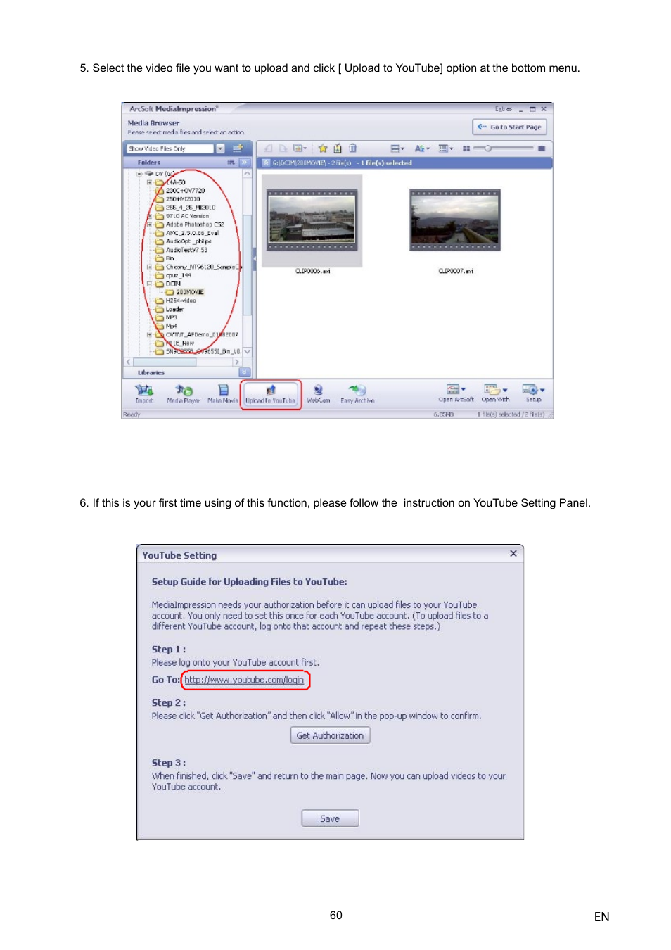 Toshiba Camileo H10 User Manual | Page 62 / 71