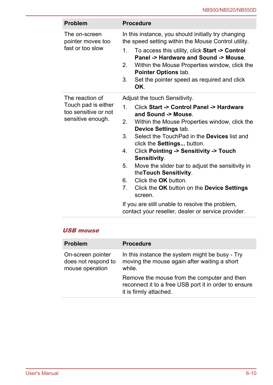 Toshiba NB550D User Manual | Page 103 / 135