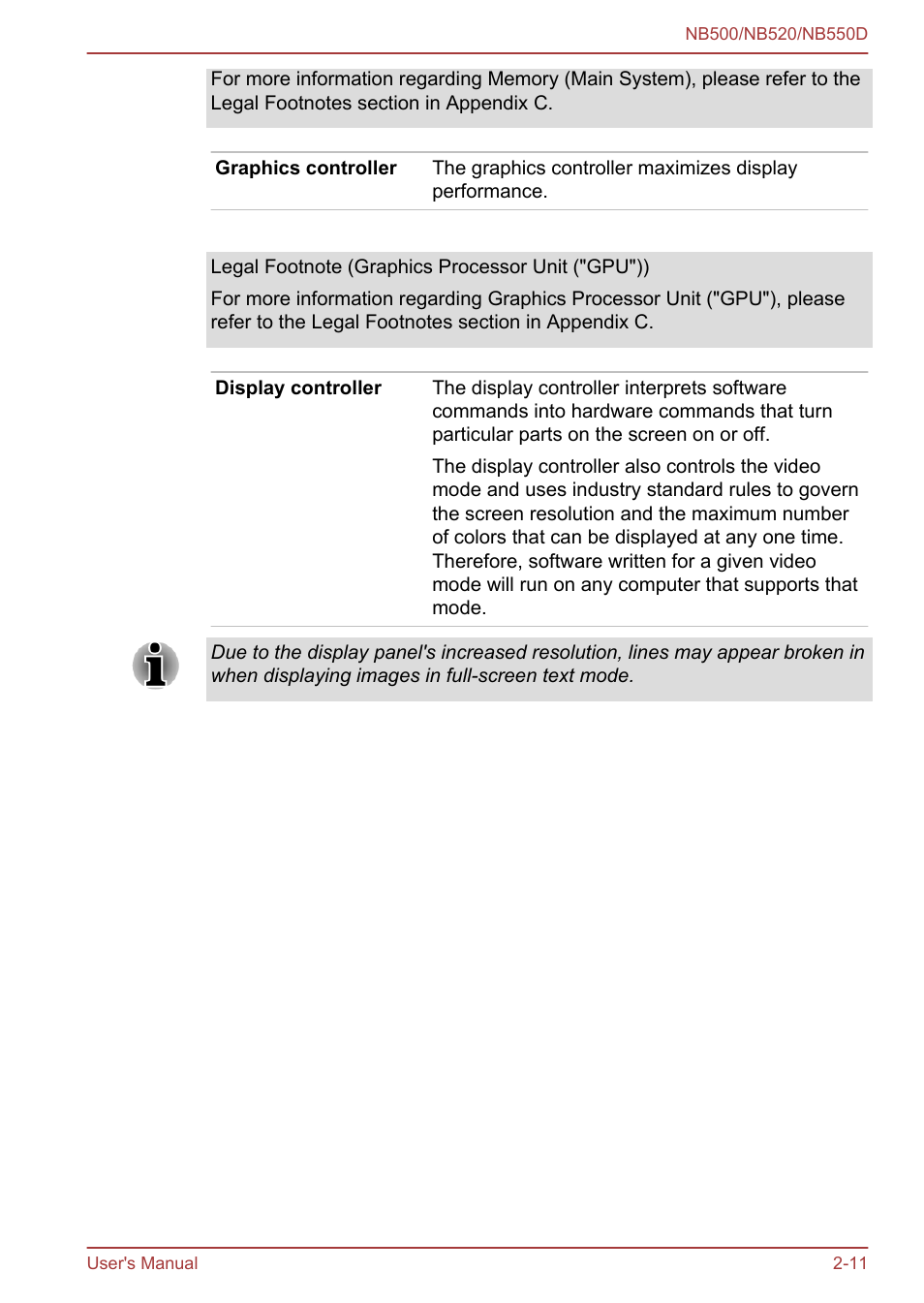 Toshiba NB550D User Manual | Page 34 / 135