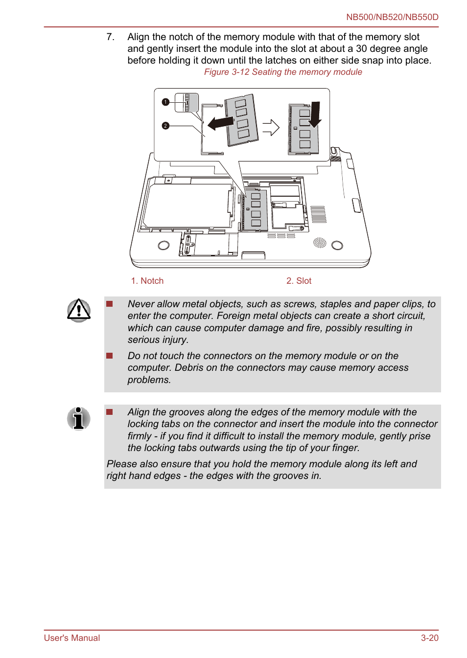 Toshiba NB550D User Manual | Page 54 / 135