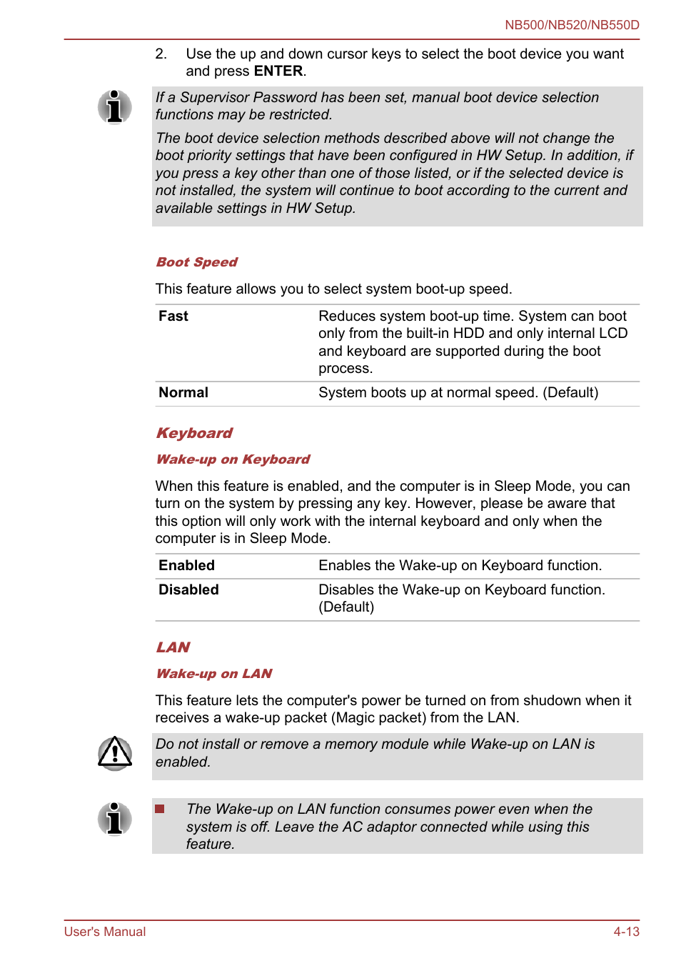 Toshiba NB550D User Manual | Page 78 / 135