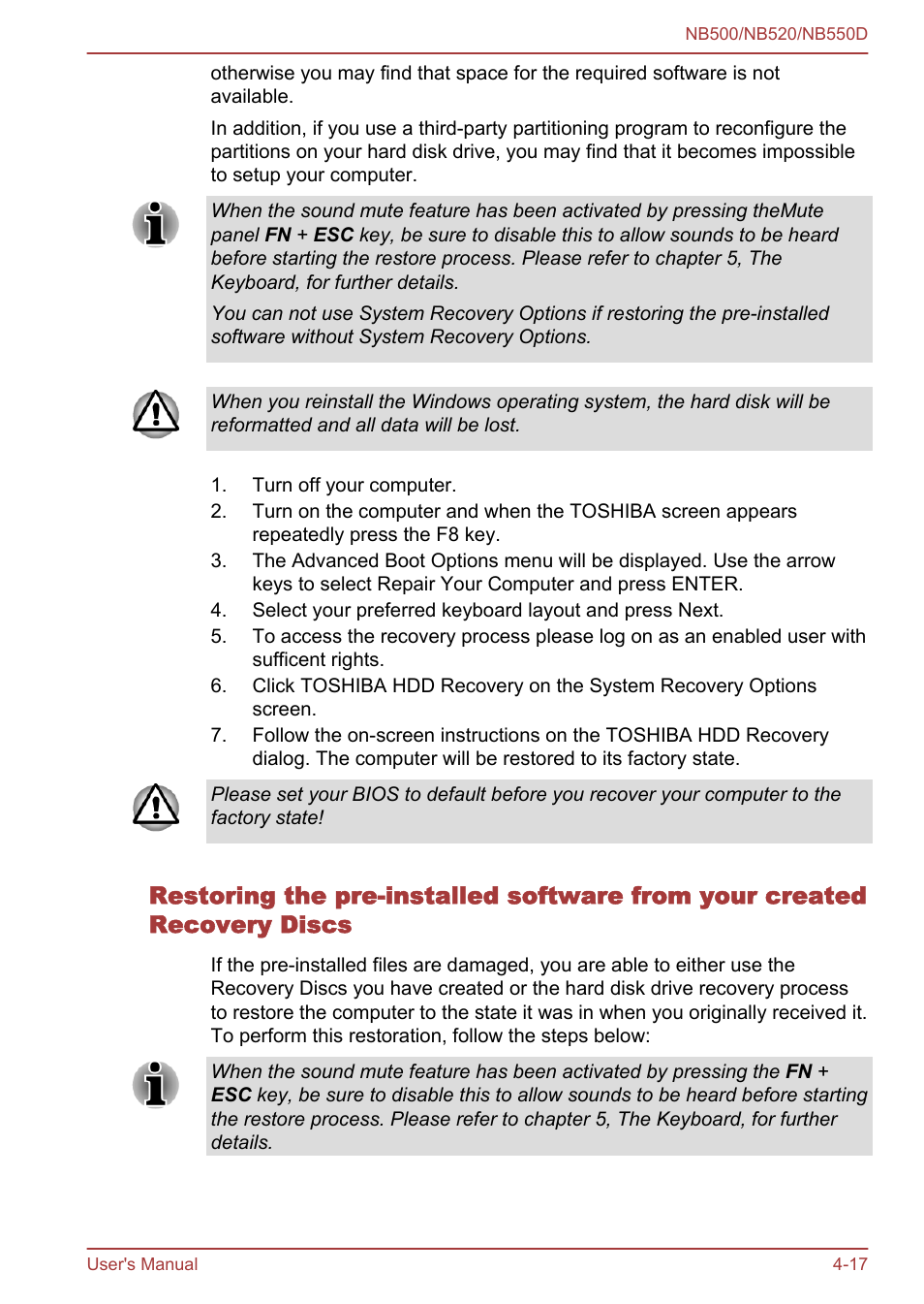 Toshiba NB550D User Manual | Page 82 / 135