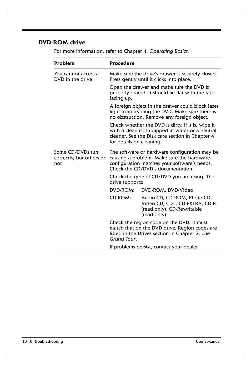 Dvd-rom drive | Toshiba Satellite 2650 User Manual | Page 146 / 208