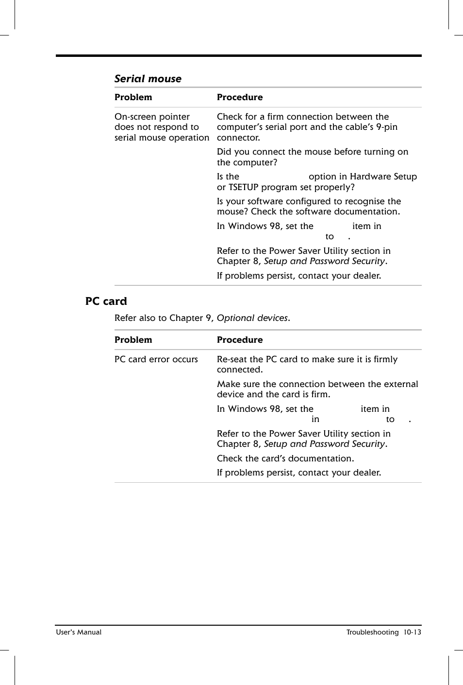 Pc card | Toshiba Satellite 2650 User Manual | Page 149 / 208