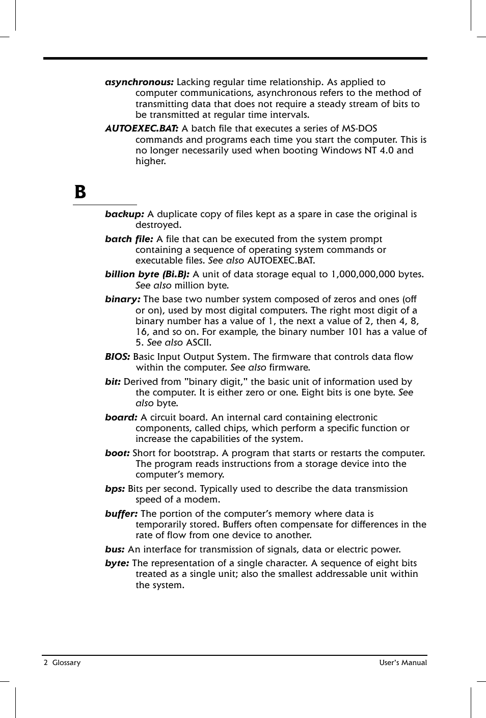 Toshiba Satellite 2650 User Manual | Page 192 / 208